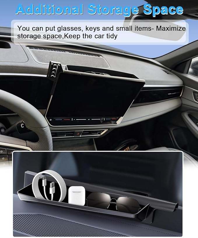 PZK Car Phone Mount for Mazda CX-3 2016-2021 /Mazda 3 2014-2016 /MX-5 Miata 2016-2023 Accessories 7-Inch Screen Magnetic 15W Fast Wireless Charger Phone Cradles Car Phone Holder Not Affect Vent