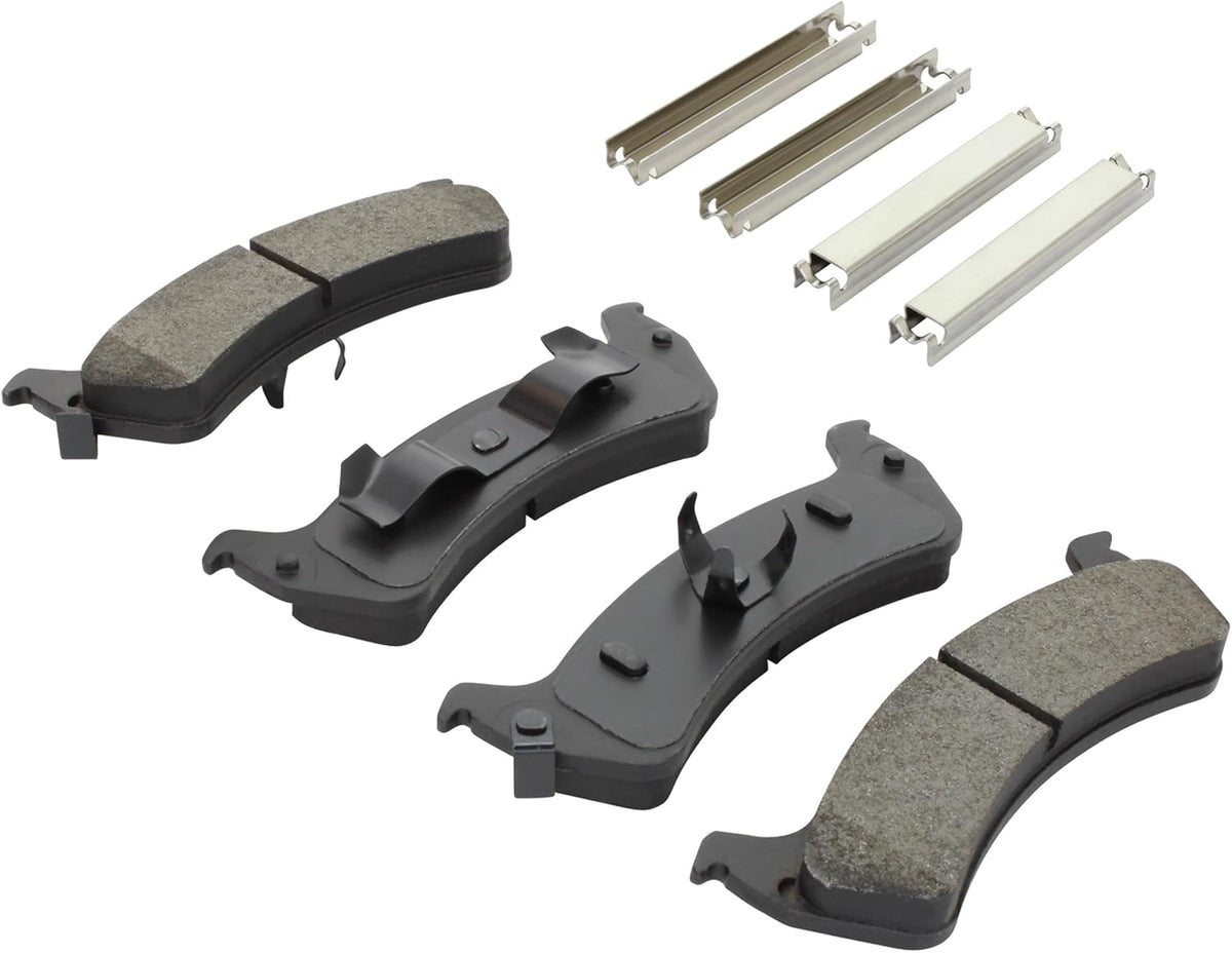 Premium Semi-Metallic Rear Brake Pads (1001-0625M) Compatible with Jeep Grand Cherokee 1994-1994
