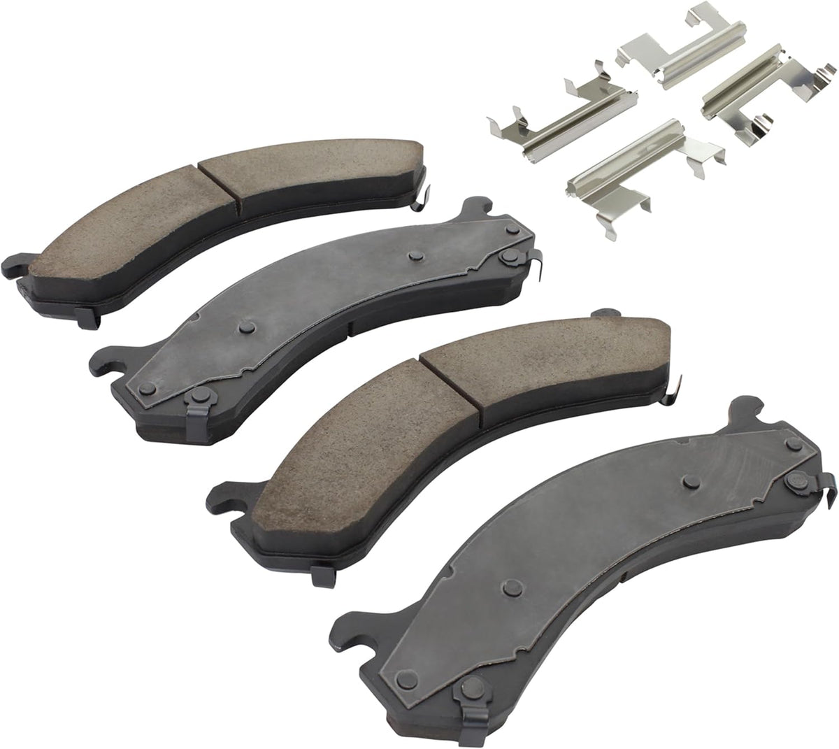 Premium Semi-Metallic Rear Brake Pads (1001-0909M) Compatible with 2001-2013 Chevrolet/GMC (Sierra 3500/Sierra 3500 Classic/Sierra 3500 HD/Silverado 2500/Silverado 3500 & More)