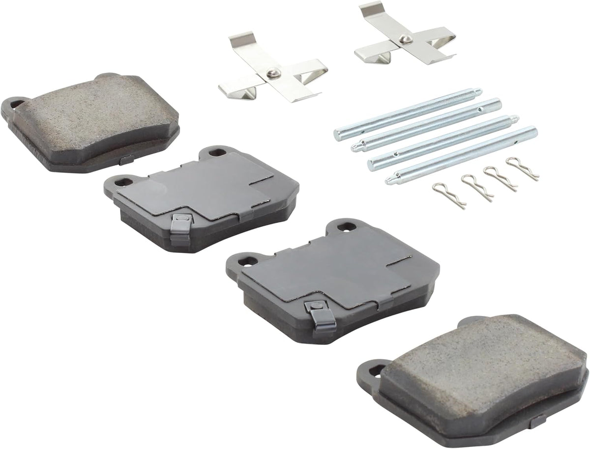 Premium Semi-Metallic Rear Brake Pads (1001-0961M) Compatible with 2003-2020 INFINITI/Nissan/Subaru/Toyota (350Z/86/BRZ/G35/Impreza/WRX/WRX STI)