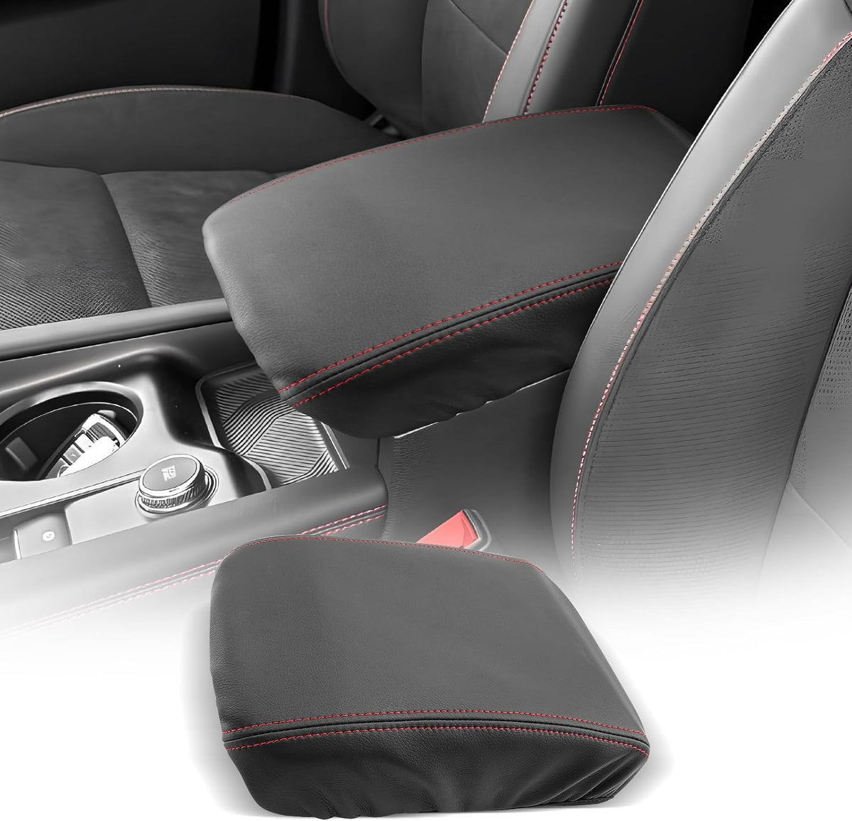 CDEFG for 2025 Ford Explorer Center Console Cover Armrest Box Cover for Explorer 2020 2021 2022 2023 2024 2025 Accessories Console Arm Rest Protector