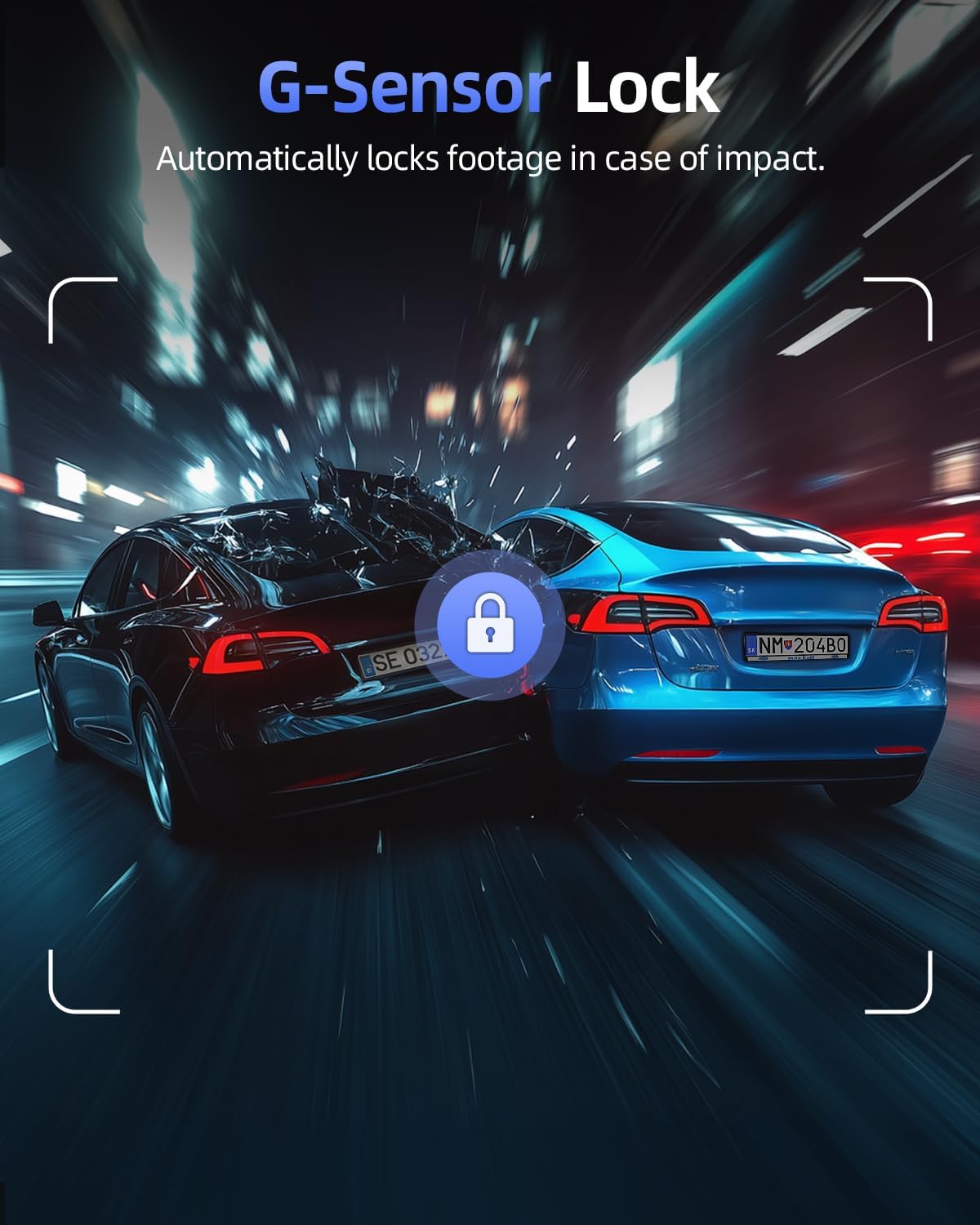 4K Dash Cam Front and Rear, 64GB SD Card, 1.5” IPS Display Car Camera, 5Ghz WiFi+App Control, Night Vision, 24H Parking Mode, G-Sensor, WDR, 170° Wide Angle, 4K+1080P Dual Dash Camera for Cars