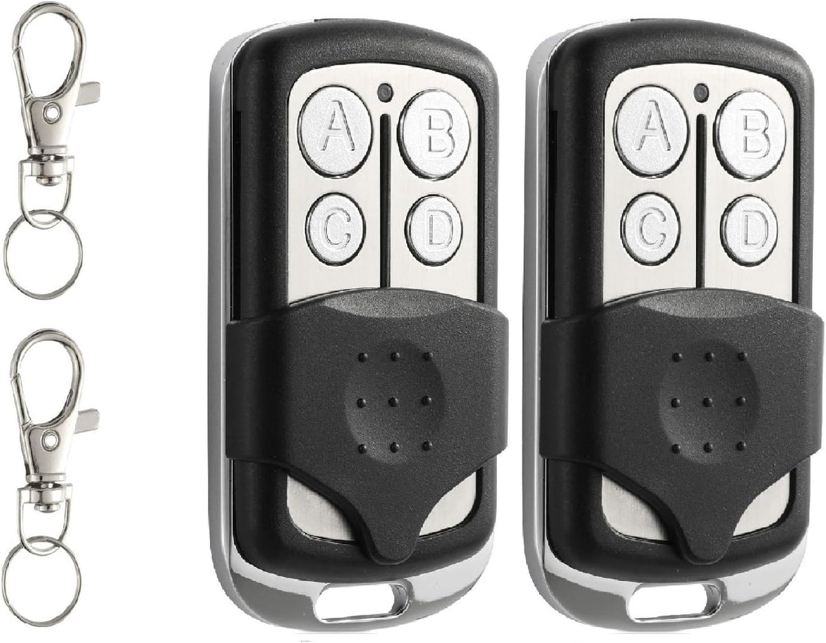 2 Garage Door Opener Remote,for LiftMaster Chamberlain Openers with Purple Yellow Green Orange Red Learn Button,893MAX 953EV/EVC,Keychain