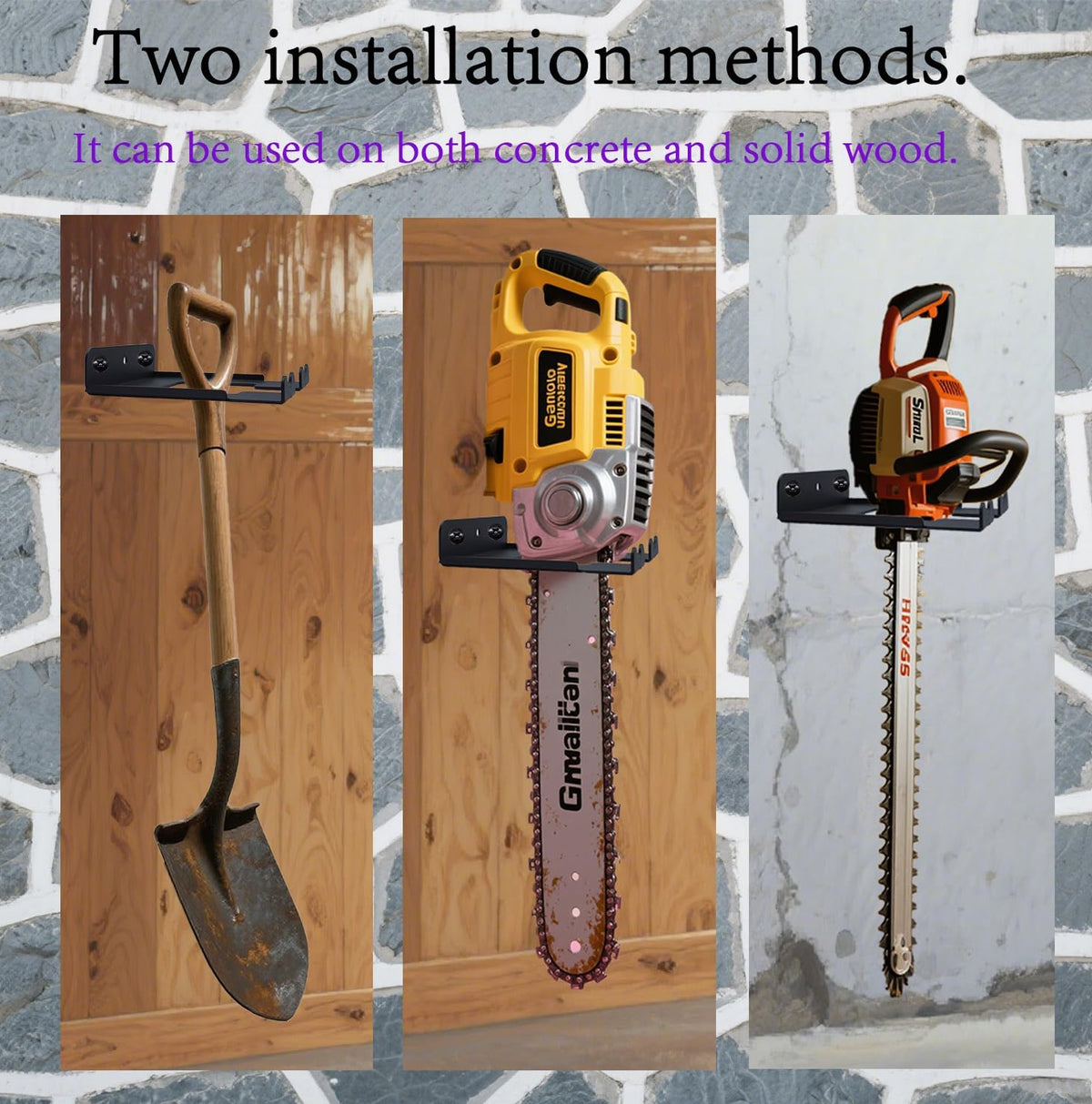 Garage Organizer Trimmer Rack (3)