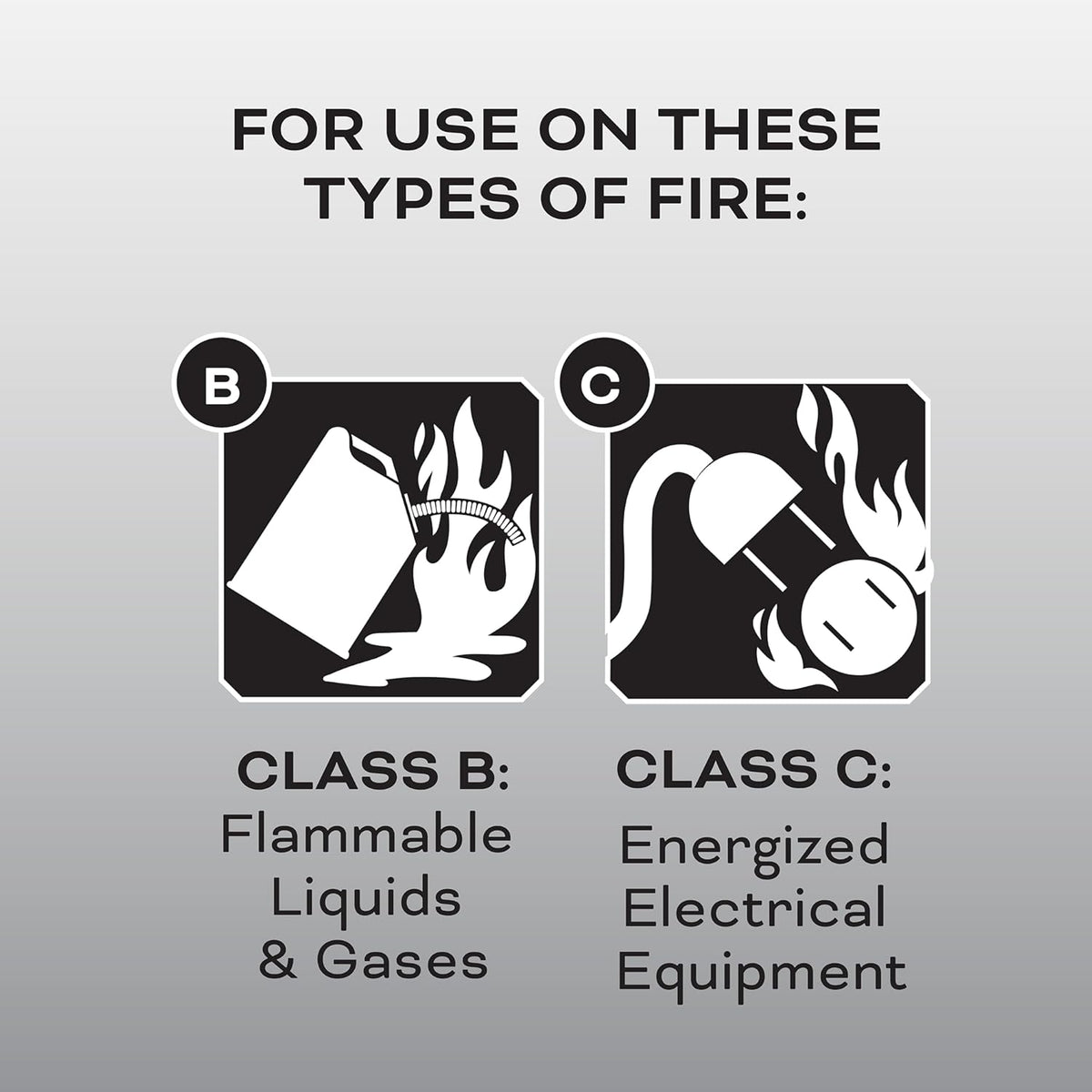 Kidde Auto Fire Extinguisher for Car & Truck, 5-B:C, 3.2 Lbs., Dry Chemical Extinguisher & Kitchen Fire Extinguisher, Home Use for Grease Fires, 3.9 Lbs., Wall Mount Included, White