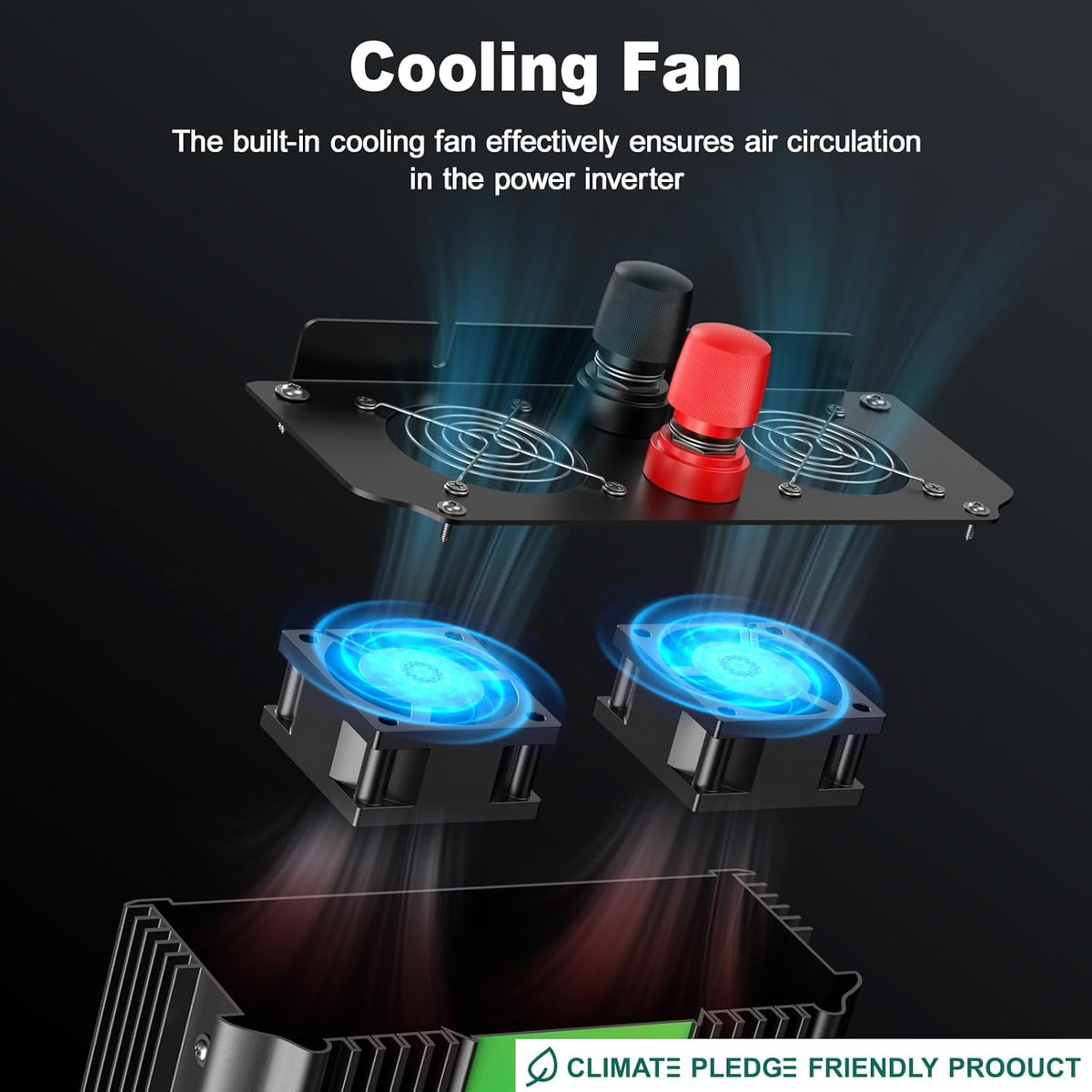 3000W Power Inverter,Peak Power 6000W 12V DC to AC 110V120V,Remote Control with 2AC Outlets and 2.4USB Port,LCD Display for Power Converter,Outdoor Activities,Emergency,Vehicles Truck RV Solar System