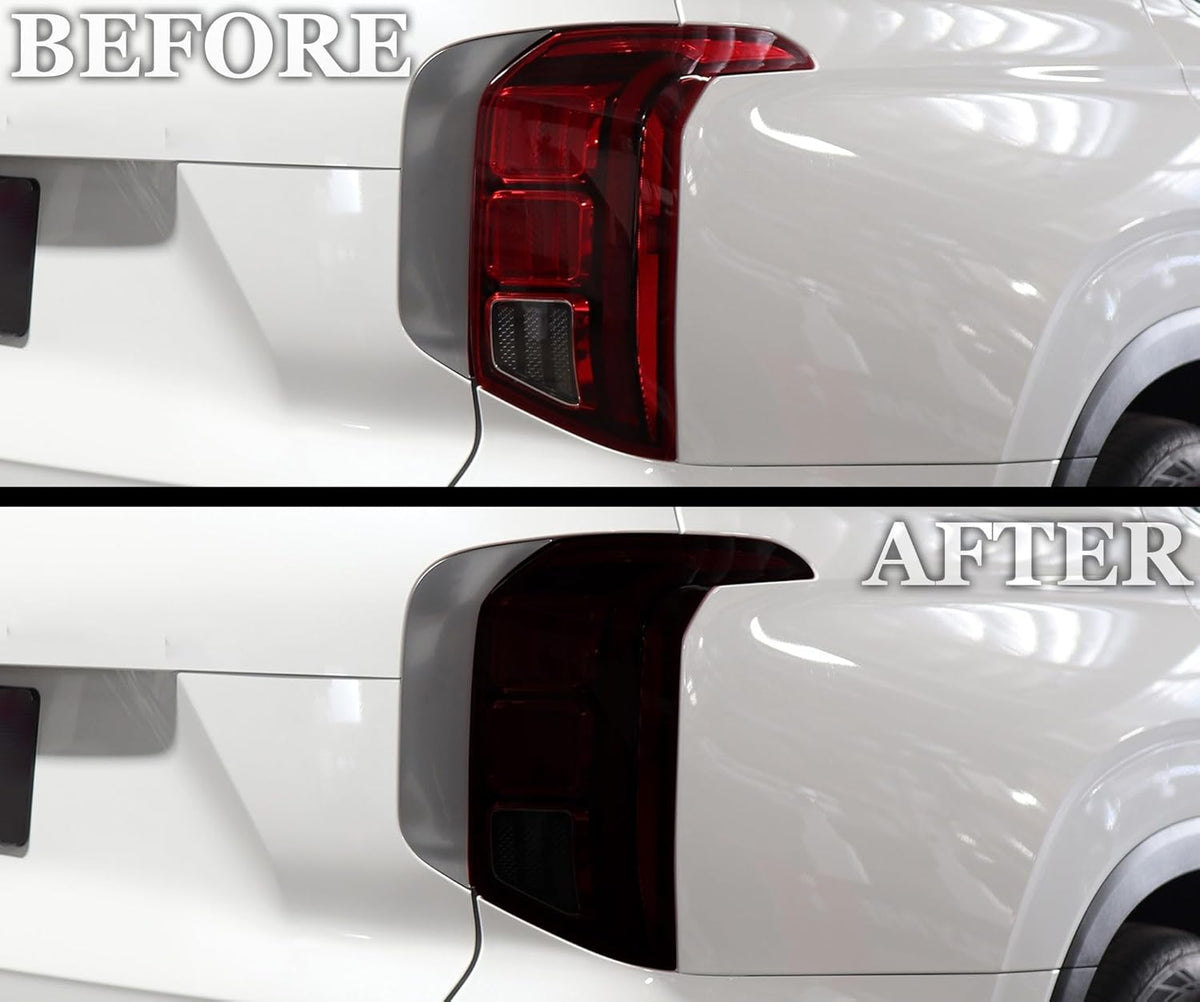 BOGAR TECH DESIGNS Rear Taillight Tail Light Tint Kit PPF Compatible with Hyundai Palisade 2020-2025, Dark Smoke