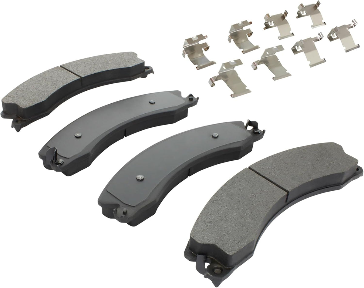 Premium Ceramic Front Brake Pads (1001-1411C) Compatible with Chevrolet Silverado 2500 HD 2011, Silverado 3500 HD 2011, GMC Sierra 2500 HD 2011, Sierra 3500 HD 2011
