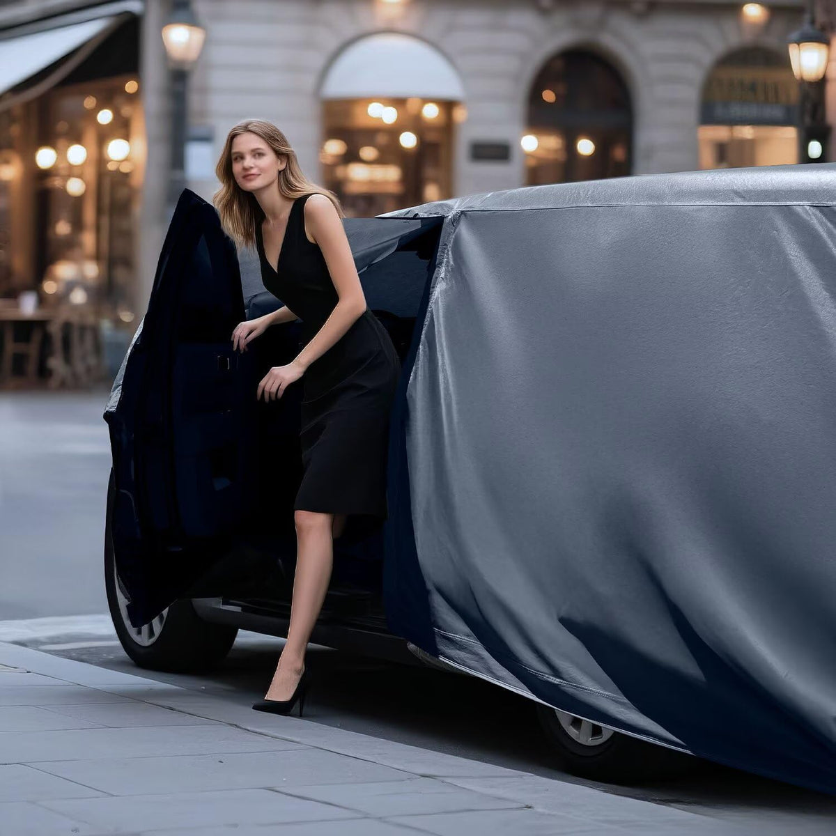 Waterproof Mercury Grand Marquis Marquis(1983-2011) Car Cover with Breathable Vents, [2025 Upgrade] Premium Covers with Cotton Liner And Zipper Door, Sun Rain Snow Dust Uv Protection.(Gift with Towel)