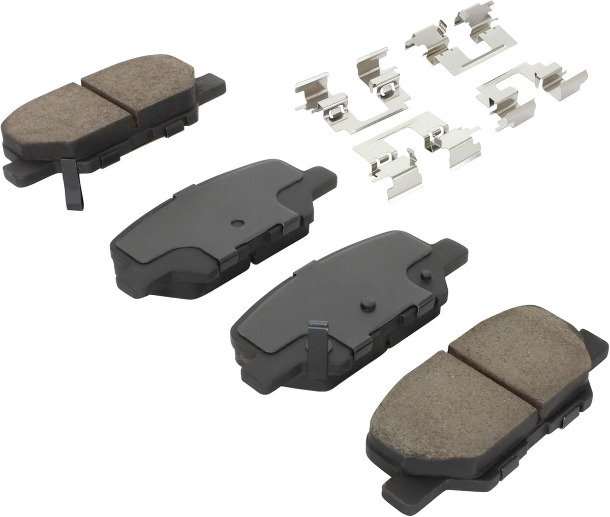Premium Ceramic Rear Brake Pads (1001-1679C) Compatible with Mazda 3 2016-2014, 6 2015-2014, Mitsubishi ASX 2015-2013, Outlander 2019-2014, Outlander Sport 2023-2013, RVR 2023-2013
