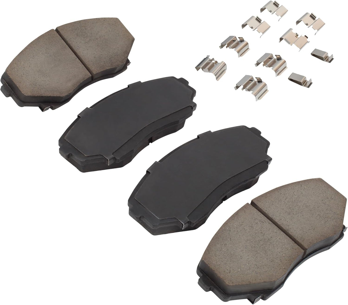 Premium Semi-Metallic Front Brake Pads (1001-0551M) Compatible with Mazda MPV 1992-2006