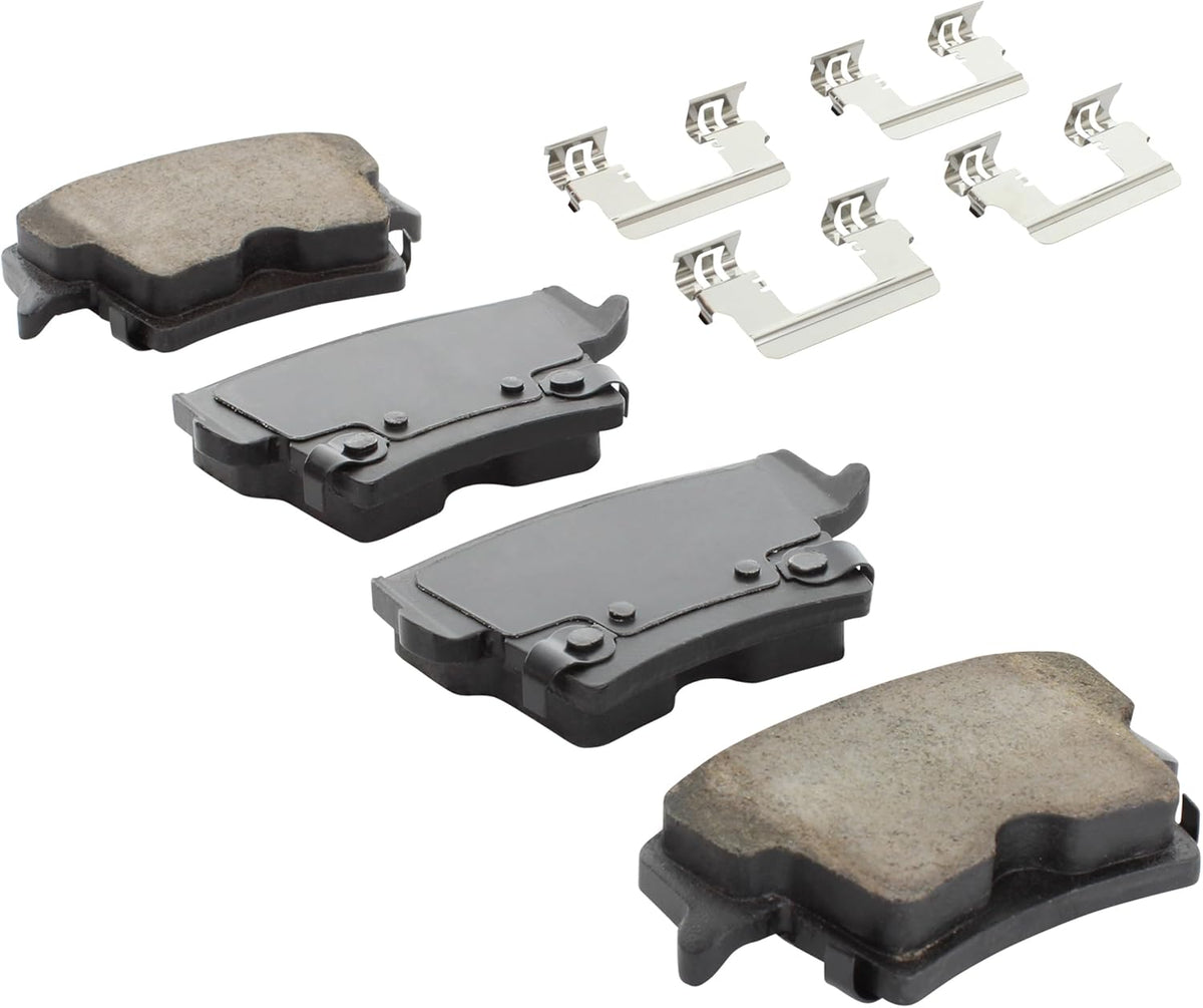 Premium Ceramic Rear Brake Pads (1001-1057BC) Compatible with Chrysler 300 2005-2020, Dodge Challenger 2009-2021, Dodge Charger 2006-2020, Dodge Magnum 2005-2008
