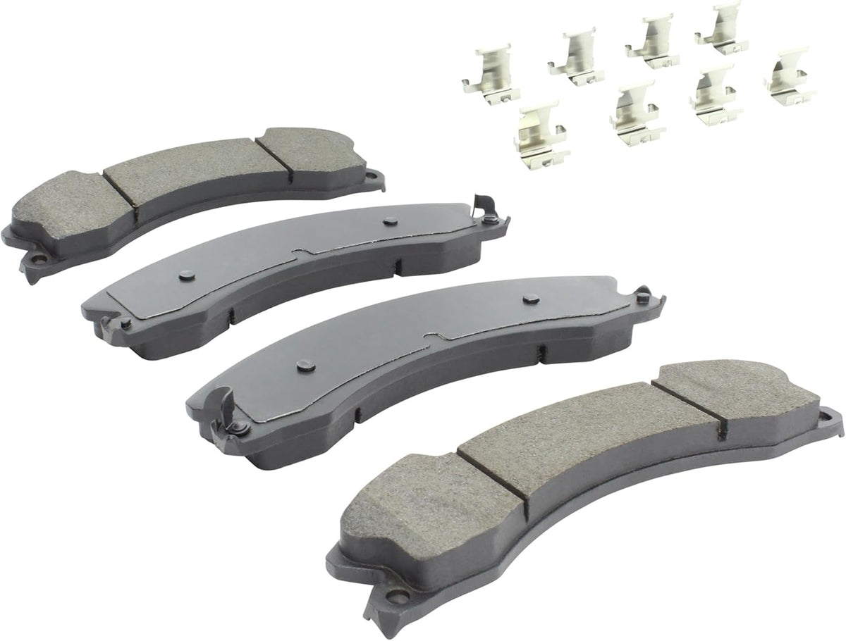 Premium Semi-Metallic Front Brake Pads (1001-1565AM) Replacement for Nissan NV1500 2021-2012, NV2500 2021-2012, NV3500 2021-2012, TITAN XD 2023-2016