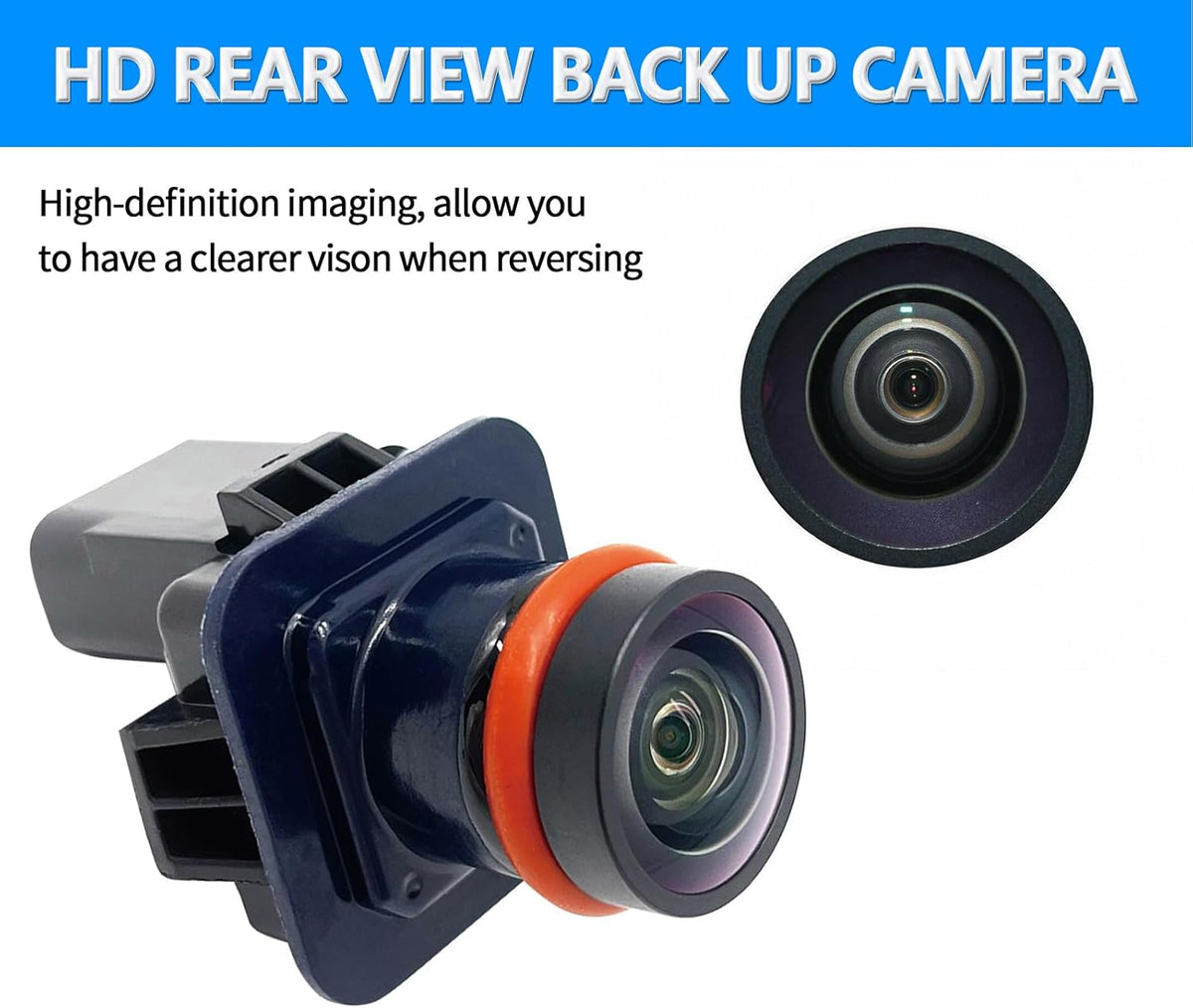 Rear View Back Up Camera Backup Camera Compatible with 2010 2011 2012 Ford Taurus Replaces AG1T-19G490-AA AG1Z-19G490-D