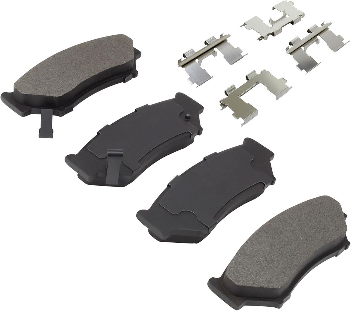 Premium Semi-Metallic Front Brake Pads (1001-0556M) Compatible with Chevrolet Tracker 1998-2007, Geo Tracker 1996-1997, Suzuki Sidekick 1991-1995, Suzuki Vitara 1999-2004
