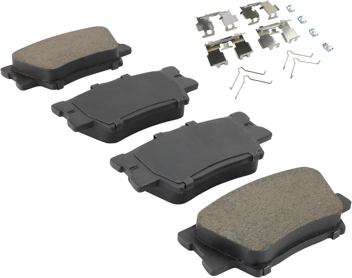 Premium Ceramic Rear Brake Pads (1001-1632C) Compatible with Lexus HS250h 2010-2012