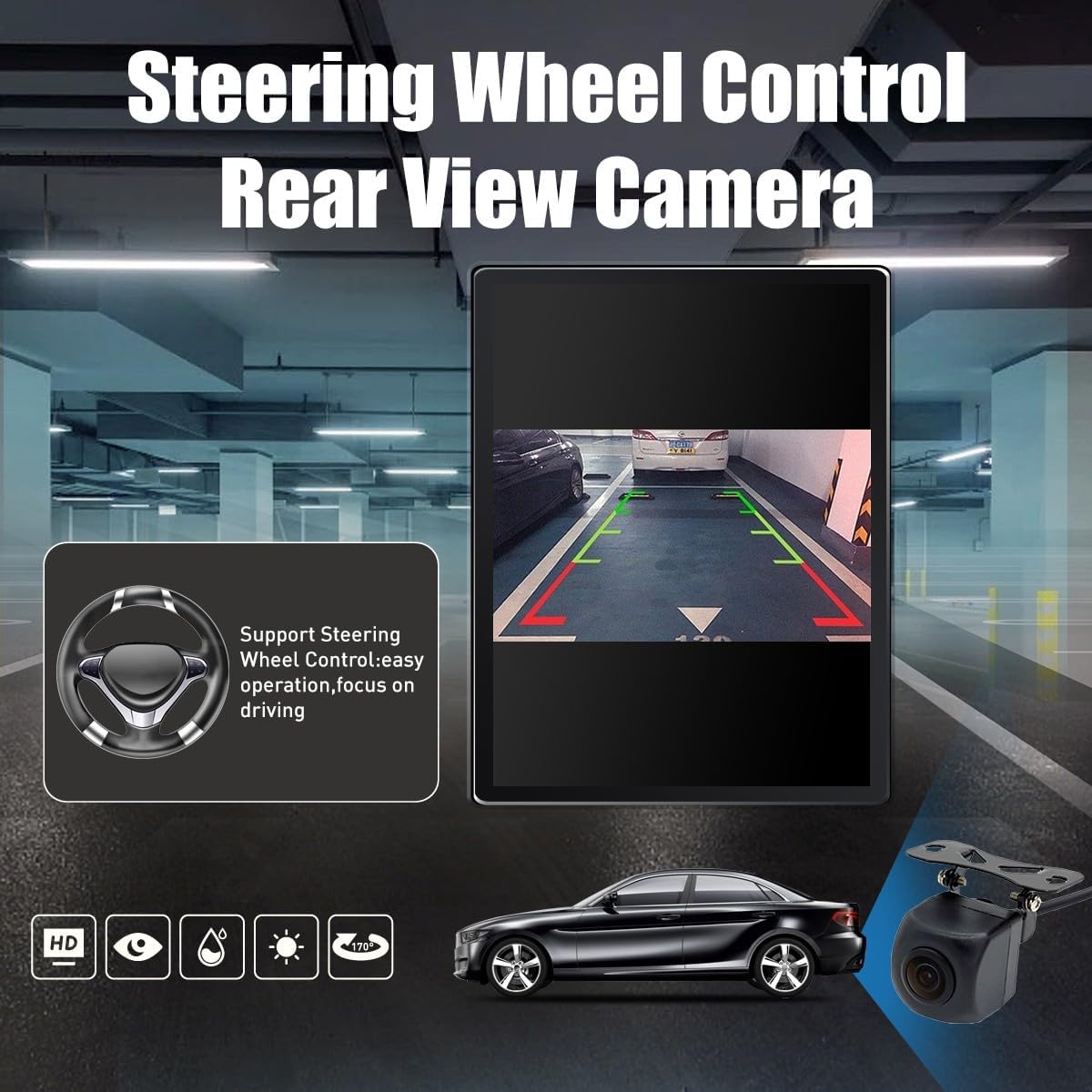 Kunfine Tesla Style Car CarPlay Android Auto Navigation Stereo GPS Radio Reverse Camera 9.7" IPS Touchscreen Headunit Tablet Media Player For Peugeot 301 13-22, if Applicable Quad Core 2G+32G Advanced