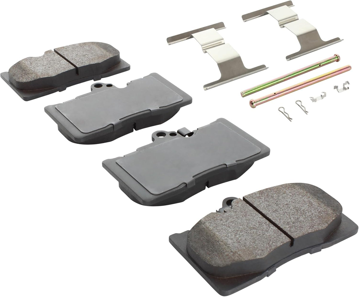 Premium Ceramic Front Brake Pads (1001-1118C) Compatible with 2006-2024 Lexus (GS200t/GS300/GS350/GS430/GS450h/GS460/IS200t/IS300/IS350/IS500/RC200t/RC300/RC350)