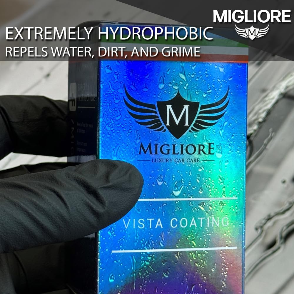 Migliore Vista Coating: Long Lasting Ceramic Windshield & Glass Coating!
