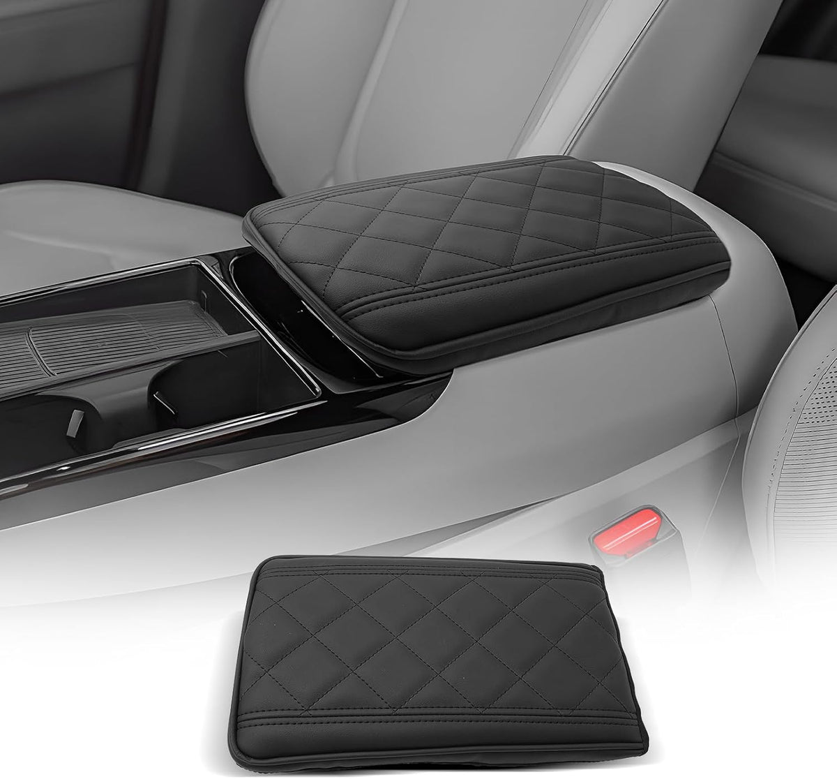 CDEFG for 2025 Hyundai Tucson Center Console Cover Armrest Cover for Tucson (SE, SEL, SEL Convenience, XRT, Limited) 2025+ Accessories Arm Rest Protector Only Fit Electronic