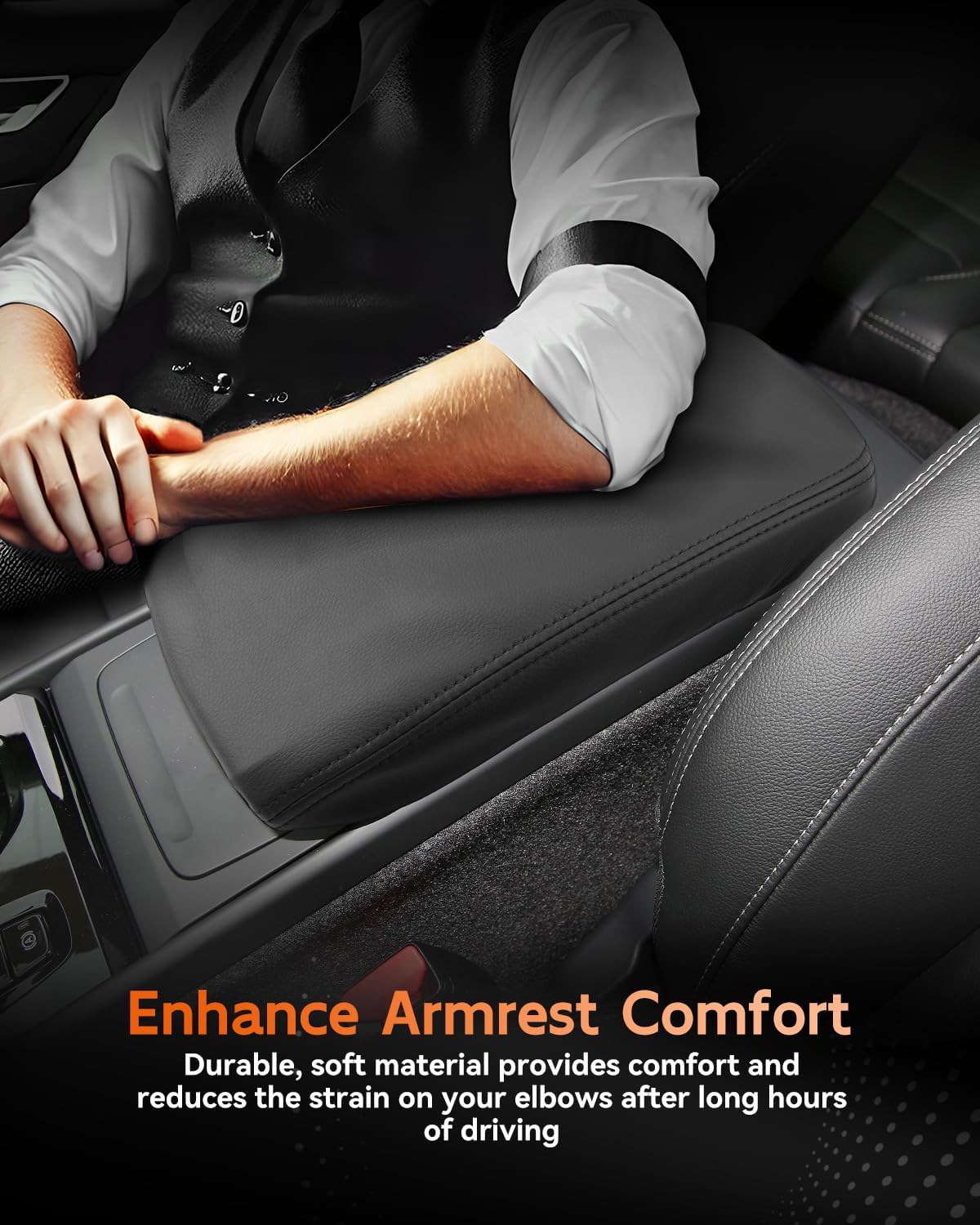 CDEFG for XC40 C40 2019-2025 Center Console Cover Armrest Cover for Volvo XC40/ C40 (Core, Plus, Ultra) 2020 2021 2022 2023 2024 2025 Accessories Arm Rest Protector
