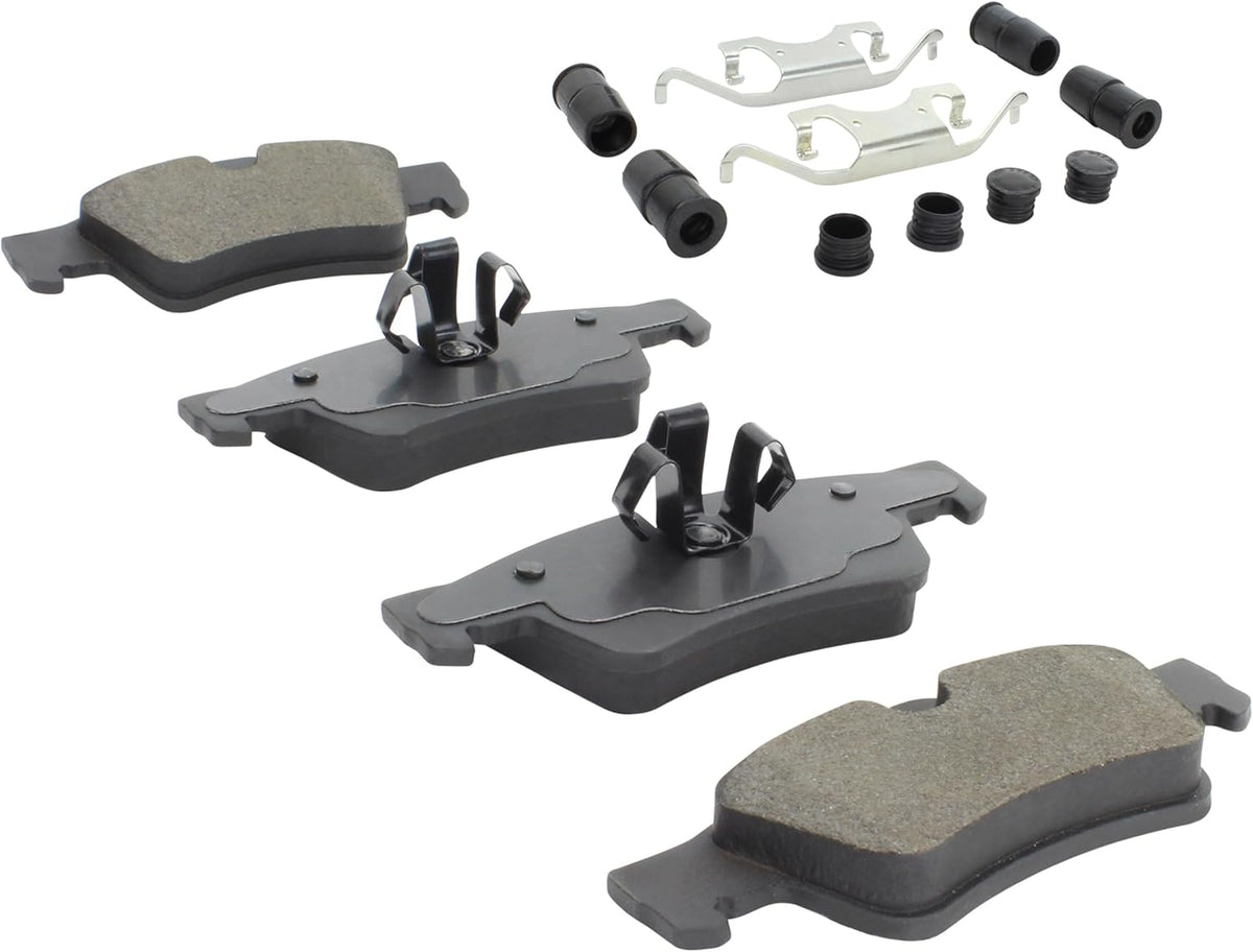 Premium Ceramic Rear Brake Pads (1001-1122C) Compatible with 2006-2018 Mercedes-Benz (G55 AMG/G63 AMG/G65 AMG/GL320/GL350/GL450/GL500/GL550/ML320/ML350/ML450/ML500/ML550/R320/R350/R500)