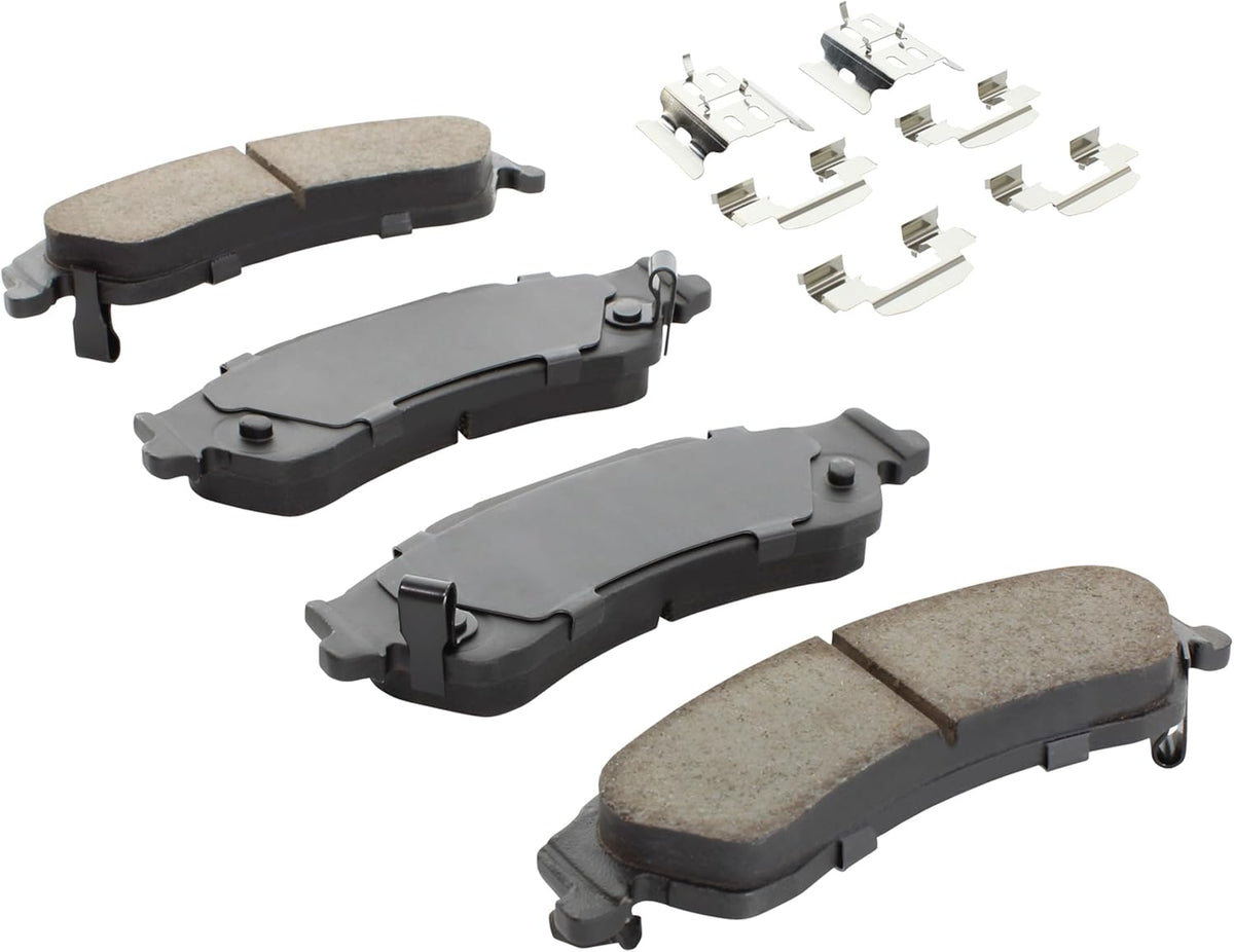 Premium Ceramic Rear Brake Pads (1001-0729C) Compatible with 1997-2005 Chevrolet/GMC/Isuzu/Oldsmobile (Blazer/Bravada/Hombre/Jimmy/S10/Sonoma)