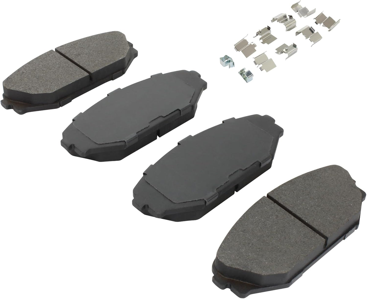 Premium Semi-Metallic Front Brake Pads (1001-0793M) Compatible with Acura MDX 2001-2002, Honda Odyssey 1999-2004