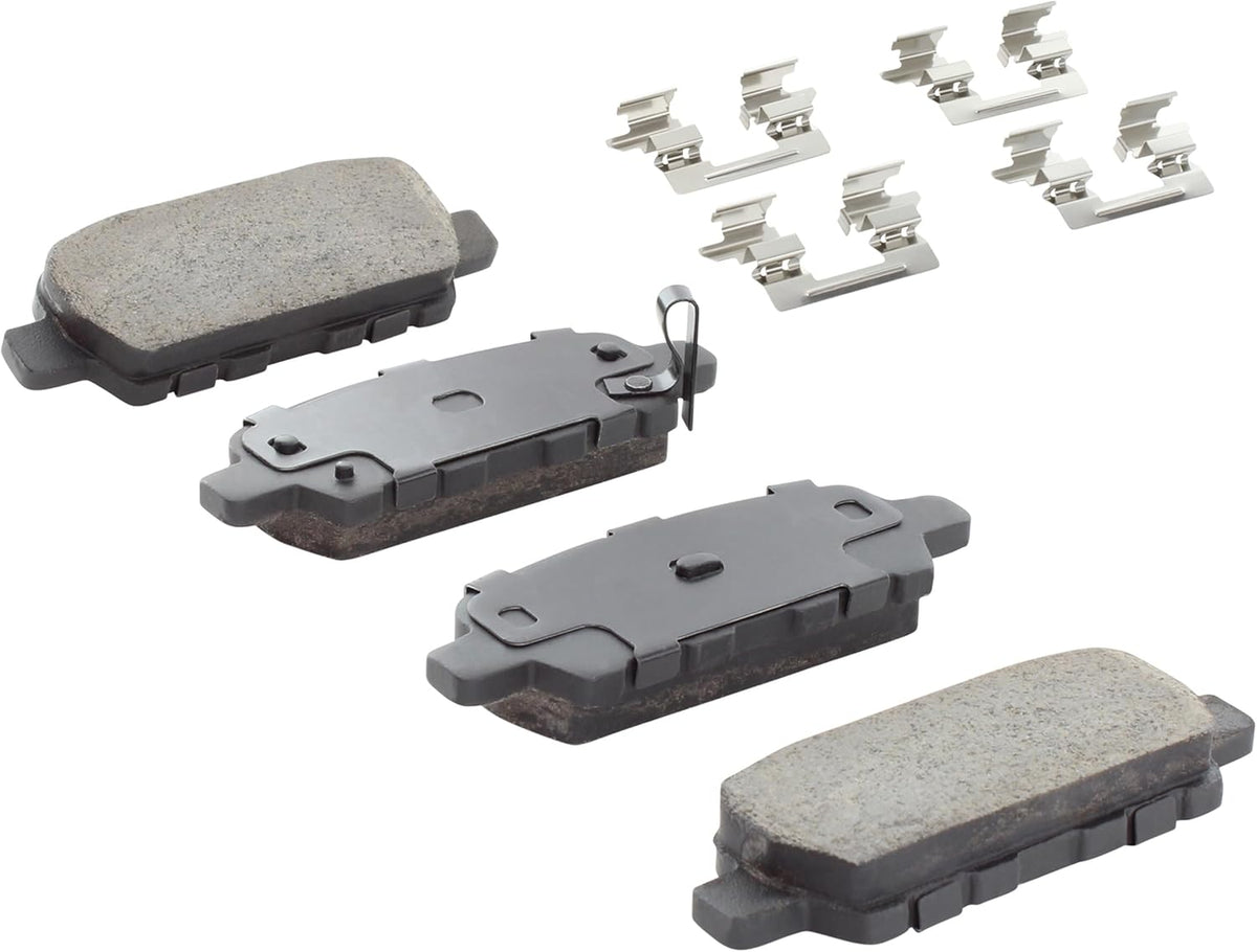 Premium Ceramic Rear Brake Pads (1001-0905BC) Compatible with 2008-2024 INFINITI/Nissan/Suzuki (370Z/EX35/FX35/G37/Grand Vitara/Juke/JX35/M35/M45/Maxima/Murano/Q50/Q60/Q70 & More)