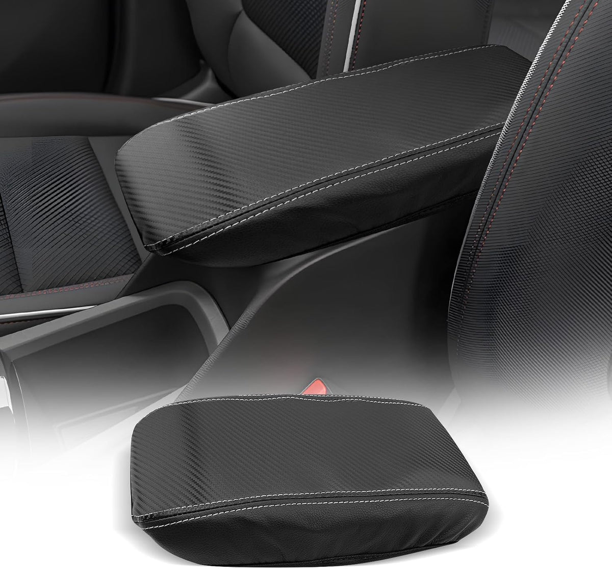 CDEFG for Chevrolet Trailblazer 2021-2025 Center Console Cover Armrest Box Cover for Chevy Trailblazer (LS, LT, Activ, RS) 2021 2022 2023 2024 2025 Accessories Arm Rest Protector