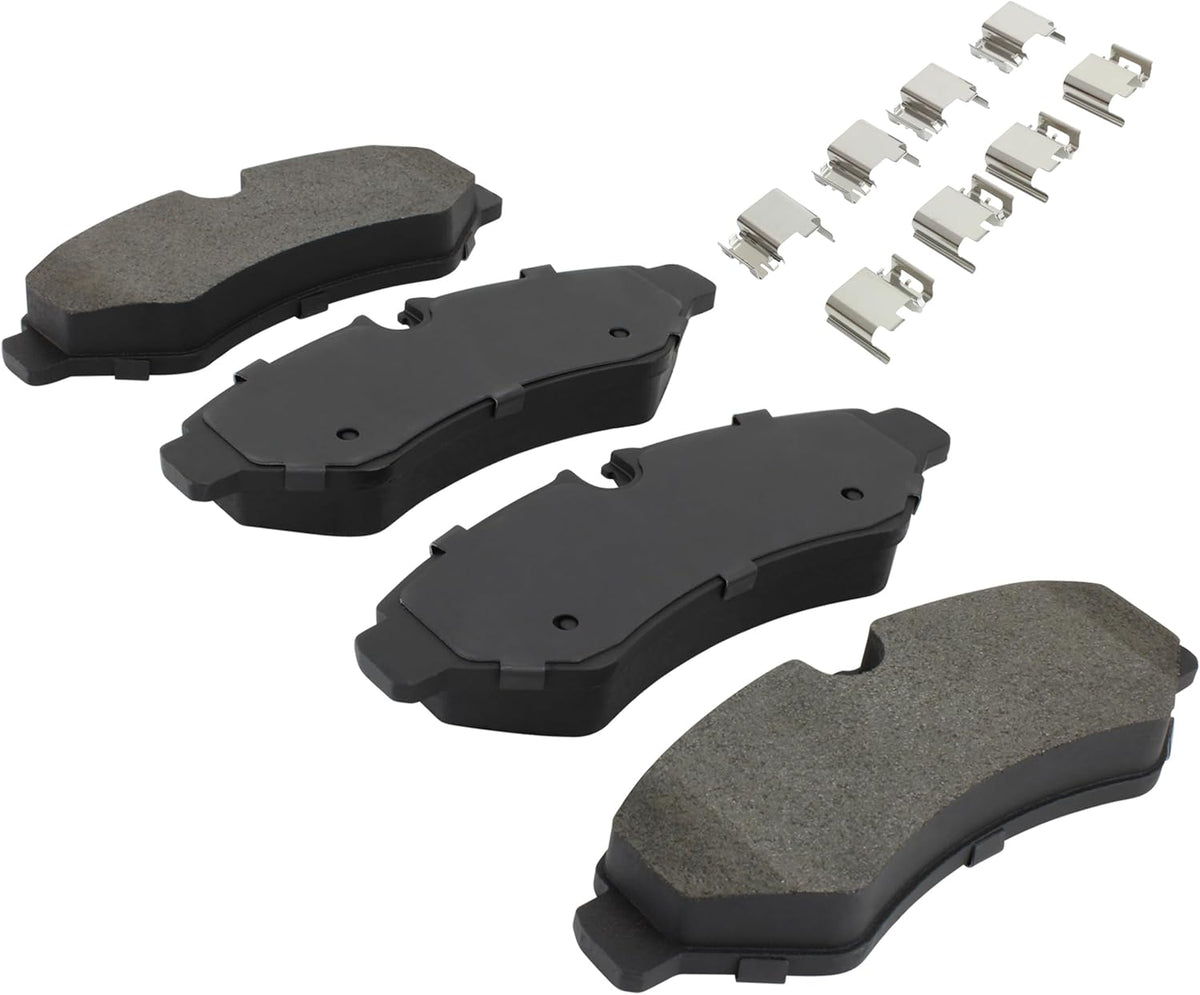Premium Semi-Metallic Rear Brake Pads (1001-2201M) Compatible with 2019-2024 Freightliner/Mercedes-Benz (eSprinter/Sprinter 1500/Sprinter 2500/Sprinter 3500/Sprinter 3500XD)