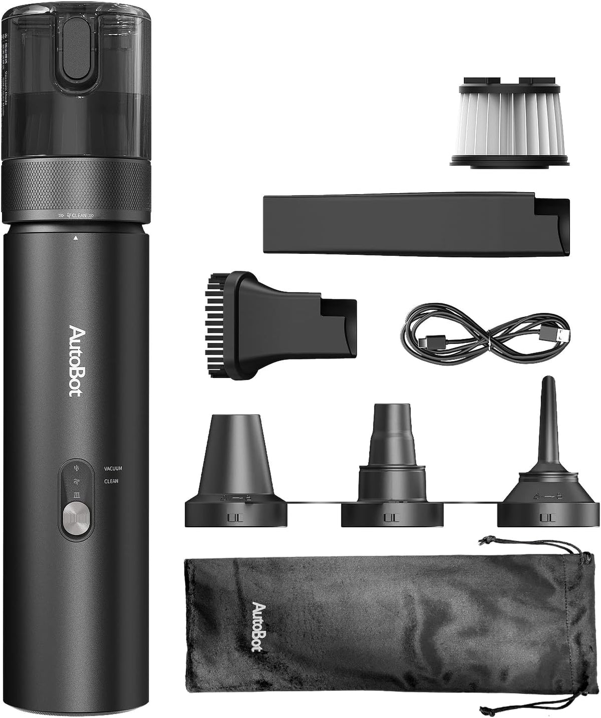 Car Vacuum, Handheld Vacuum Cleaner Blow & Suction 2 in 1, 20000PA High Power Car Vacuum Portable Cordless, Portable Vacuum for Car, 70 Mins Runtime, 3.5H Type-C Fast Charge, Home, Keyboard Cleaning