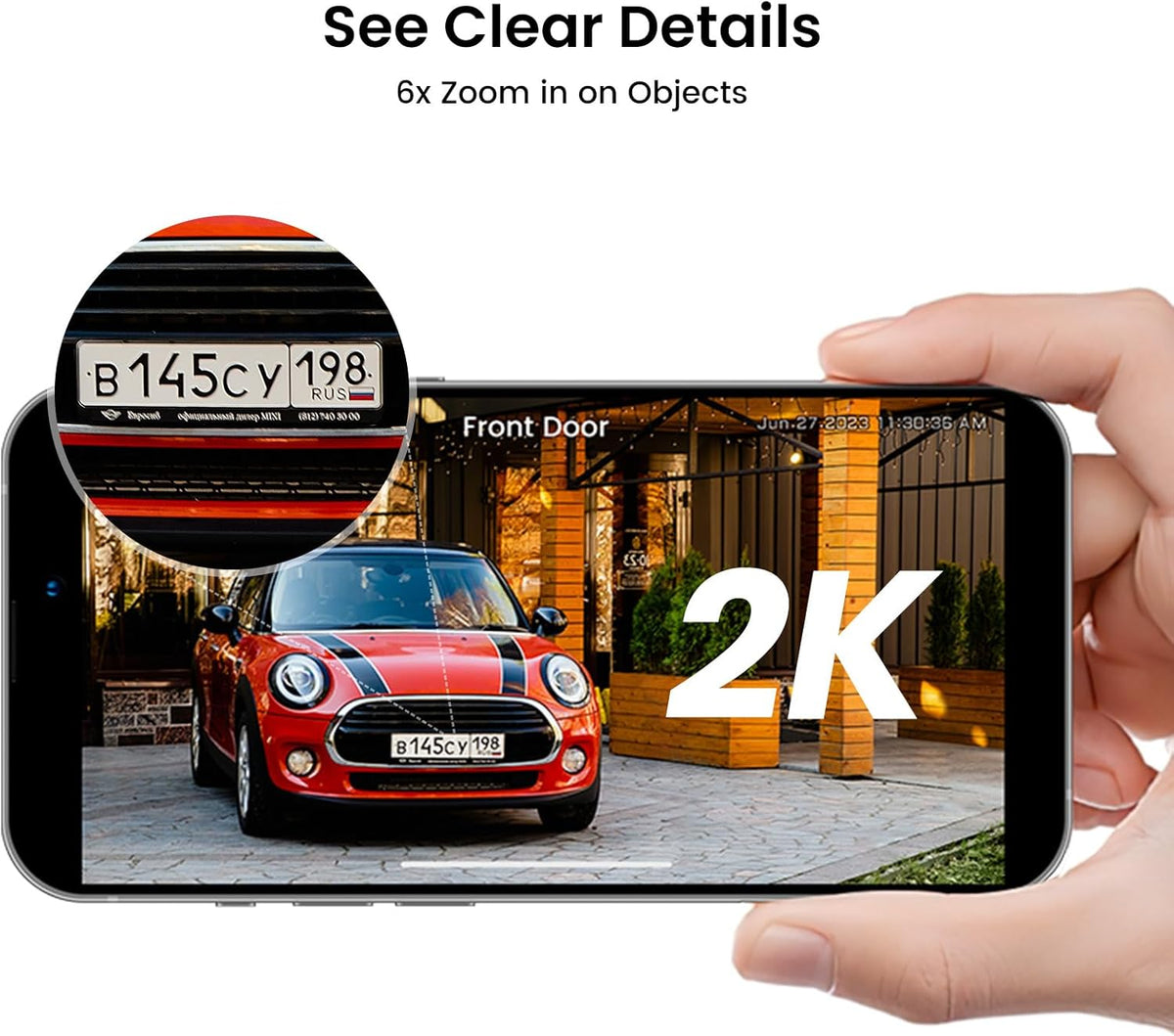AOSU Security Cameras Outdoor Wireless, Add-On Camera, Add-On Cameras Must Be Connected to Homebase and Cannot Be Used Independently; Homebase Supports Simultaneous Connection of Up to 4 Cameras