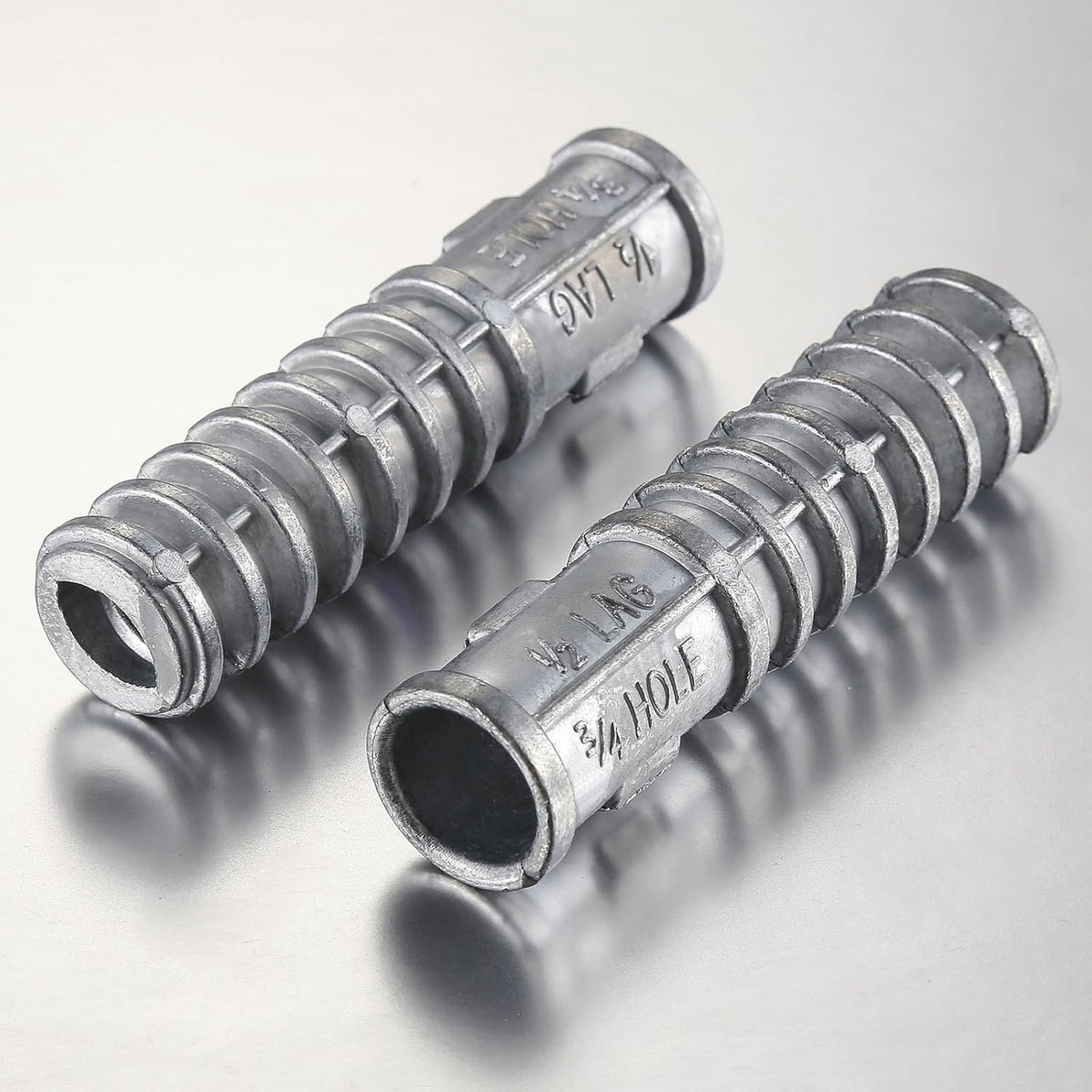 Wensilon(30pcs) 1/4 * 1-1/2 Lag Shield Anchor Long Zinc Alloy Bolts Concrete Anchors, Zinc Alloy Masonry Anchors Hole