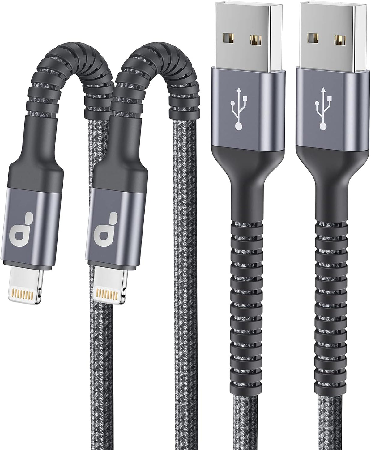 iPhone Charger, [Apple MFi Certified] 2Pack 10FT Long Lightning Cable Nylon Braided Cable iPhone Charger Cord Compatible with iPhone 14 13 12 11 Pro Max XR XS X 8 7 6 Plus iPad and More