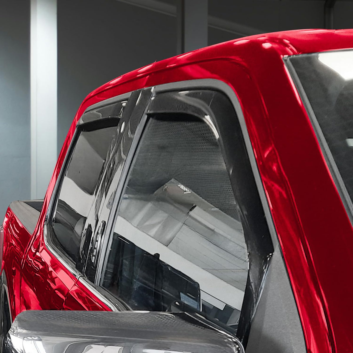 Voron Glass in-Channel Extra Durable Rain Guards for Ford F150 2021-2025 SuperCab, Window Deflectors, Vent Window Visors, 4 Pieces - 200908