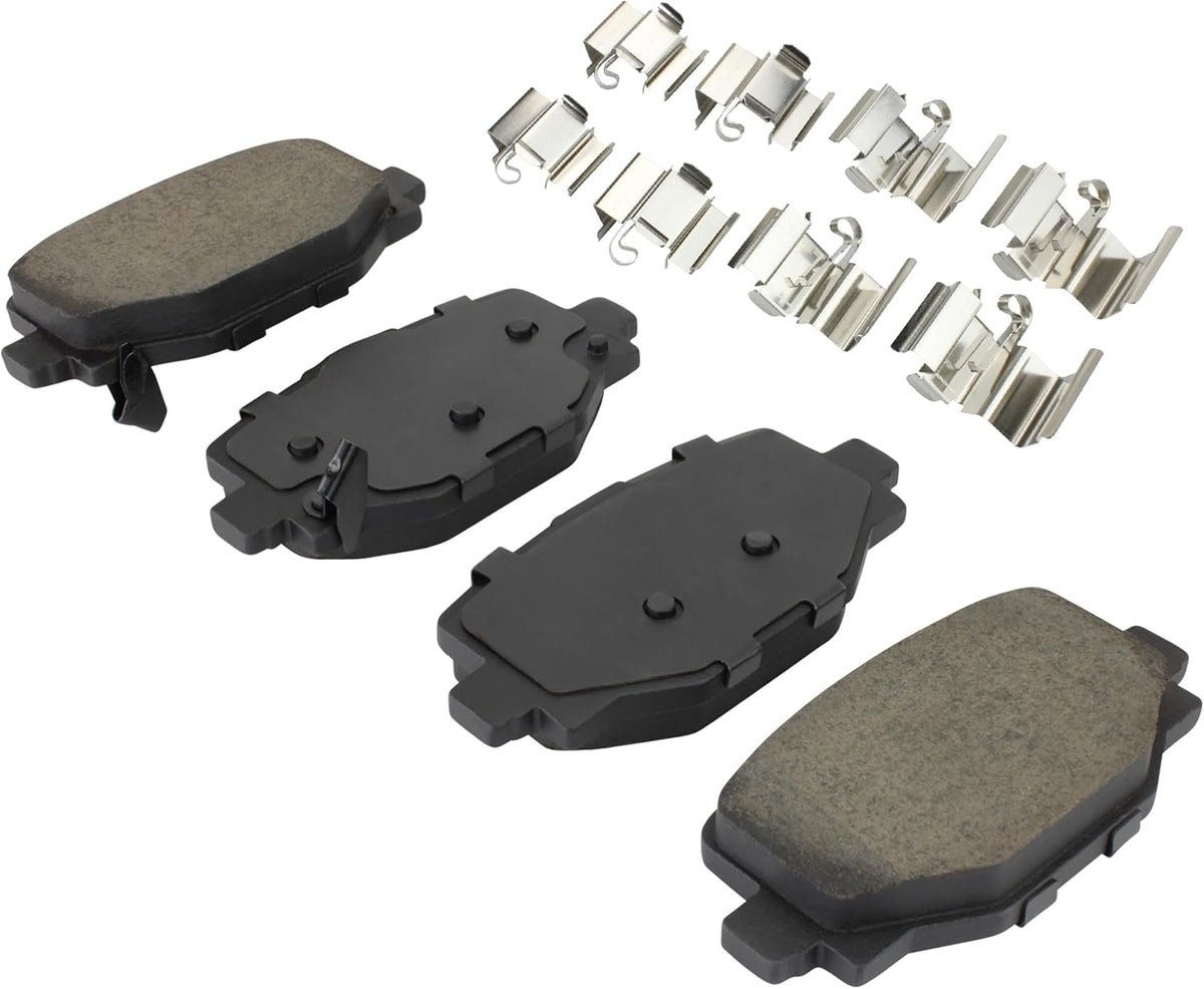 Premium Ceramic Rear Brake Pads (1001-2191C) Compatible with INFINITI QX50 2019-2024, INFINITI QX55 2022-2025