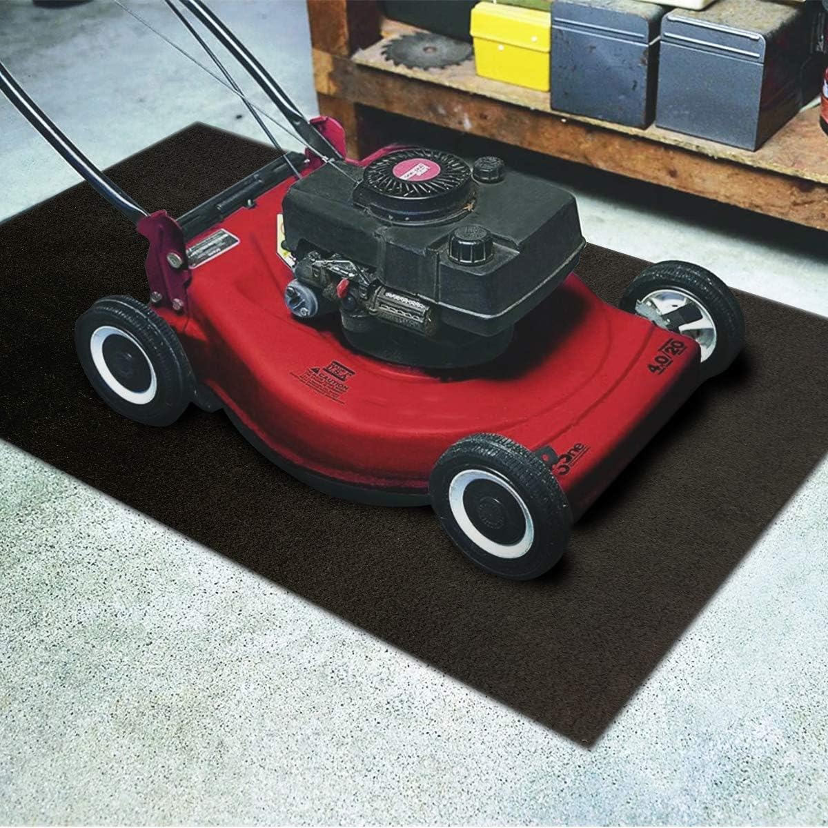 LINLA Premium Absorbent Oil Mat Contains Liquid Garage Floor Mat, Reusable, Washable, Protects Garage Floor or Driveway Surface, Shop,Parking, 30x39 inches