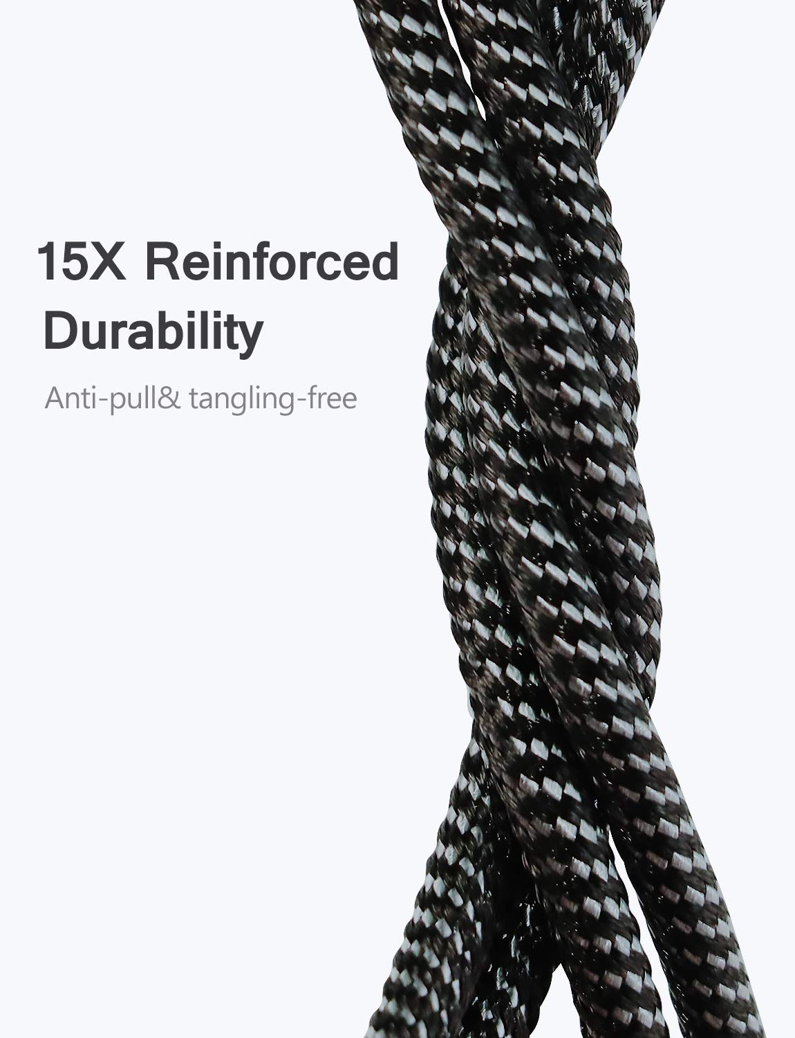 Short Lightning Cable 1FT 3Pack 12 inch iPhone Charger USB Fast Nylon Braided Charger Cord Compatible with Apple iPhone 13/12/11/XS/XR/X/8/7/6/6s Puls/iPad/iPods(Black)