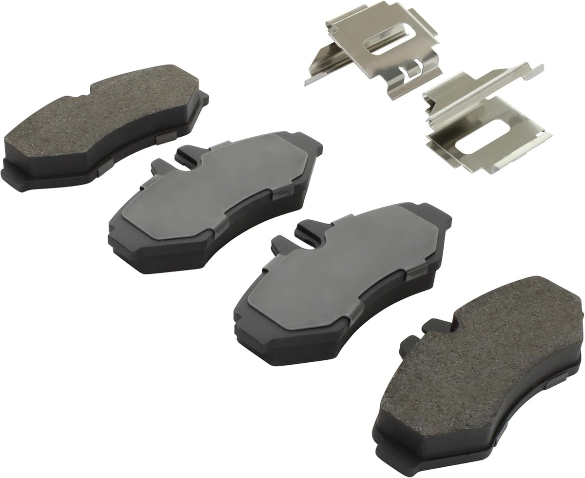 Premium Semi-Metallic Rear Brake Pads (1001-0928M) Compatible with Dodge Sprinter 3500 2005-2003, Mercedes-Benz G55 AMG 2010-2003, G500 2008-2002, G550 2018-2009