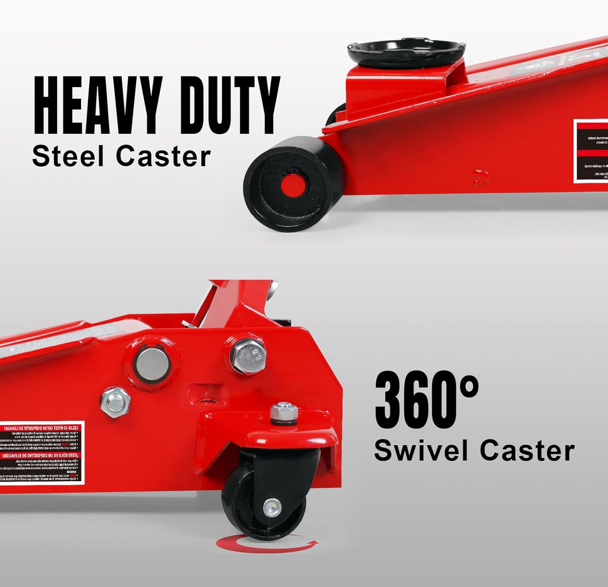 3 Ton Floor Jack Steel Heavy Duty Car Jack Fast Lift Service Hydraulic Jack