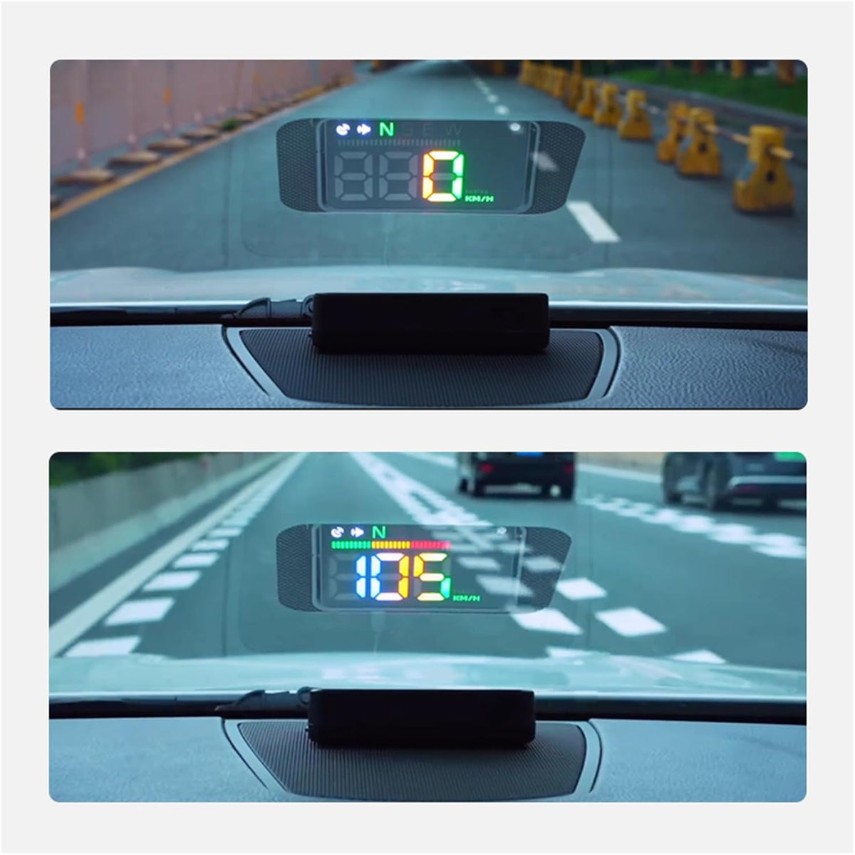 Heads up Display for Cars,HUD,Head up Display for Car,Car Speedometer Display,Automatic Brightness Adjustment,Speeding Alert,USB Cable Plug & Play