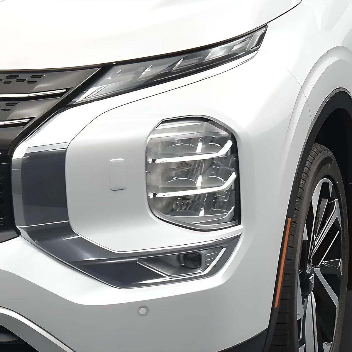 BOGAR TECH DESIGNS Full Headlight Head Light PPF Kit Compatible with Mitsubishi Outlander 2022-2025, Clear Bra