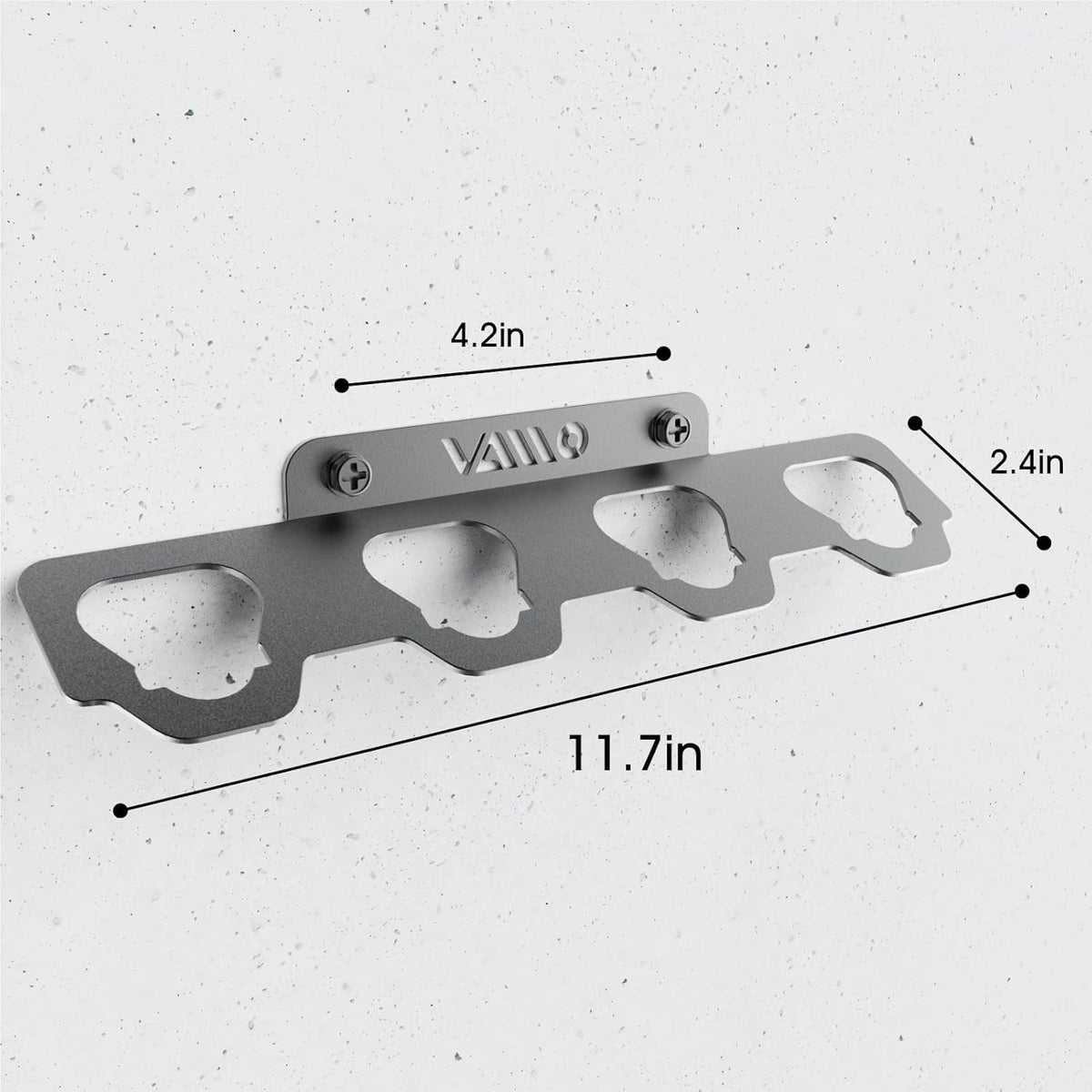 VAIIO Compatible Milwaukee M12 12V Battery Rack Holder, Wrought Iron Heavy Duty Thickened Batteries Slots, Stealth Battery Wall Mount Organizer Garage Storage,Workshops,Shelves,Case New Battery Dock