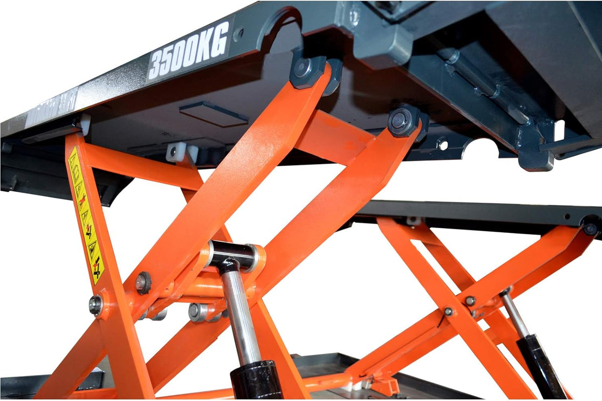 Mid Rise Scissor Lift 8000lbs Penumatic Release Auto Lift 220V/1PH Automotive Lift for Home Shop Garage