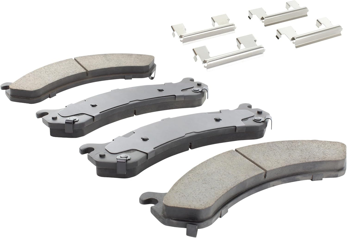 Premium Ceramic Front Brake Pads (1001-0784C) Compatible with 1999-2020 Cadillac/Chevrolet/GMC/Hummer (Avalanche 2500/DTS/Express 2500/3500/H2/Savana/Sierra/Silverado/Suburban/Yukon)