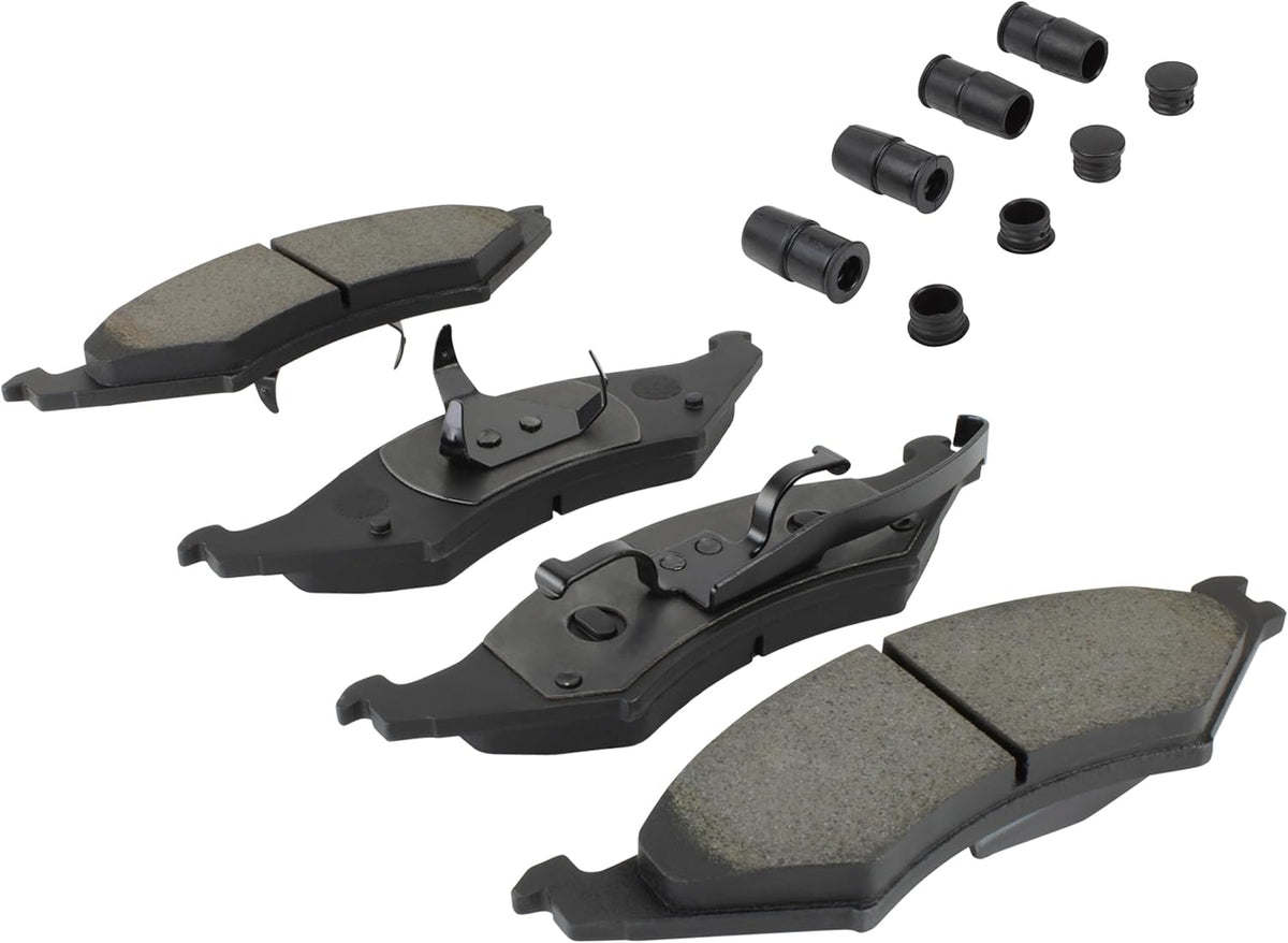 Premium Semi-Metallic Front Brake Pads (1001-0421M) Compatible with Ford Taurus 1986-1993, Mercury Sable 1986-1993