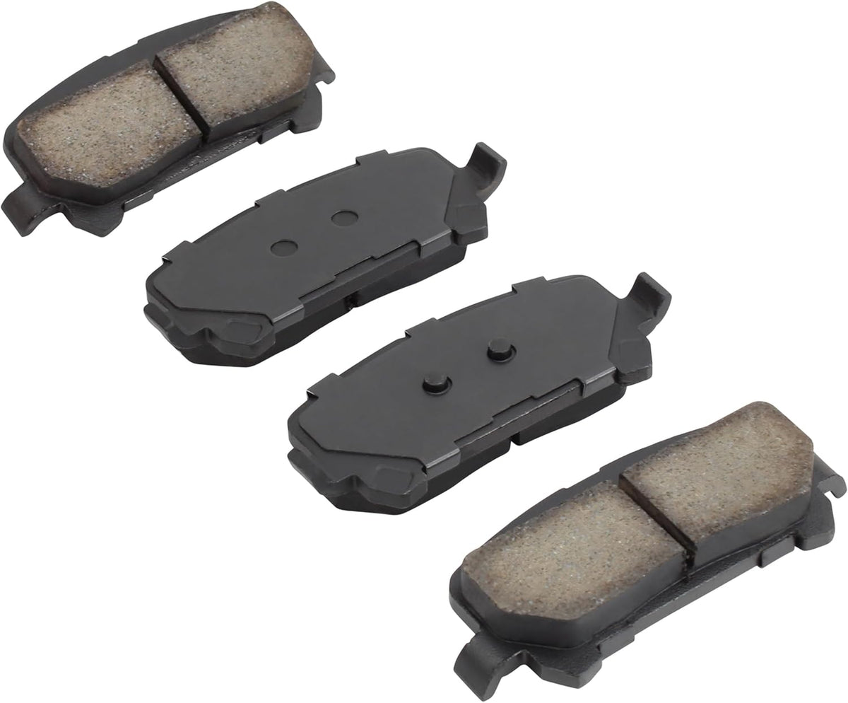 Premium Ceramic Rear Brake Pads (1001-1806C) Compatible with Chevrolet Colorado 2015-2020, GMC Canyon 2015-2020