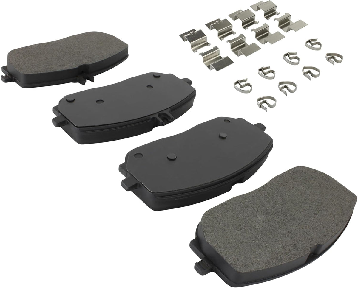 Premium Semi-Metallic Front Brake Pads (1001-2209M) Compatible with 2019-2024 Mercedes-Benz (A220/CLA250/EQB 250+/EQB 300/EQB 350/G550/GLA250/GLB250/GLE350)