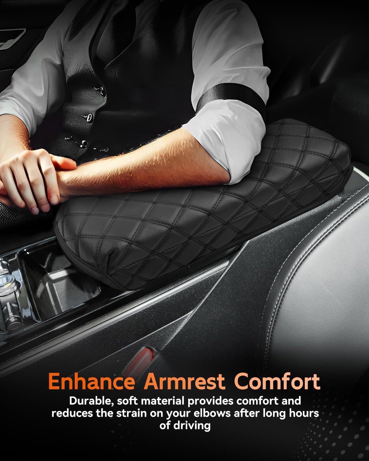 CDEFG for Kia K5 2021-2025 Center Console Cover Armrest Box Cover for K5 (LXS, GT-Line, GT, EX) 2022 2023 2024 2025 Accessories Arm Rest Protector